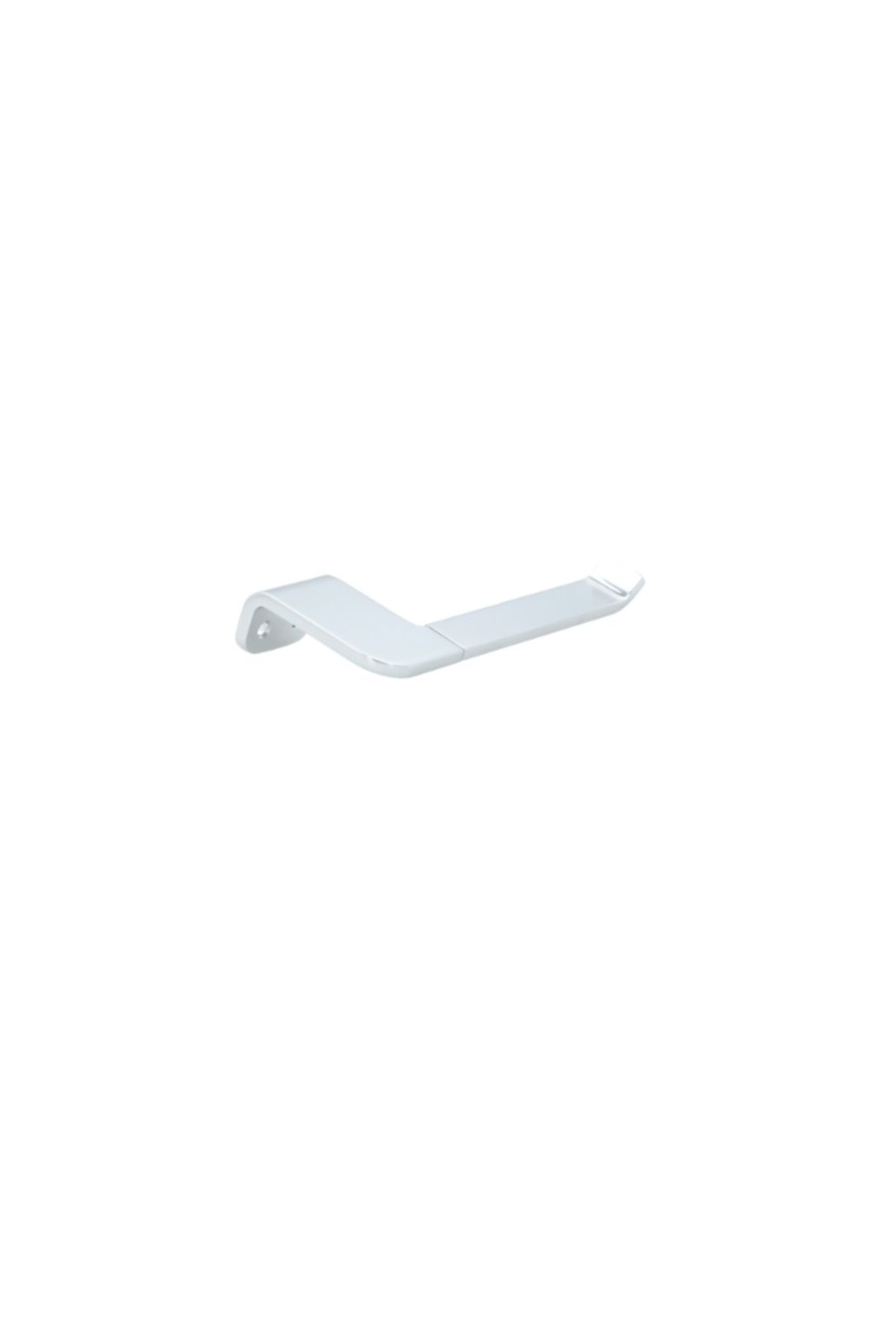 Tatay-Sleek and Modern Uncovered Flat Toilet Paper Holder without Lid Silver 7 x 3cm 1