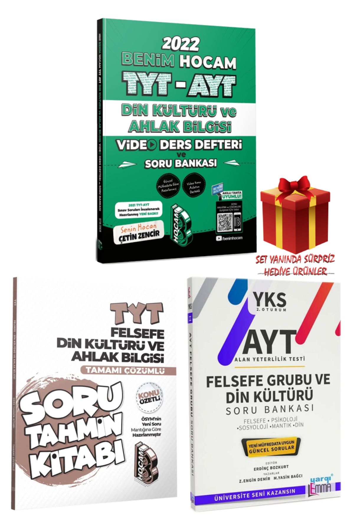 Yargı Yayınları TYT-AYT Din Kültürü Video Ders Defteri ve SB+TYT-AYT Felsefe Grubu ve Din Kültürü Soru Bankası