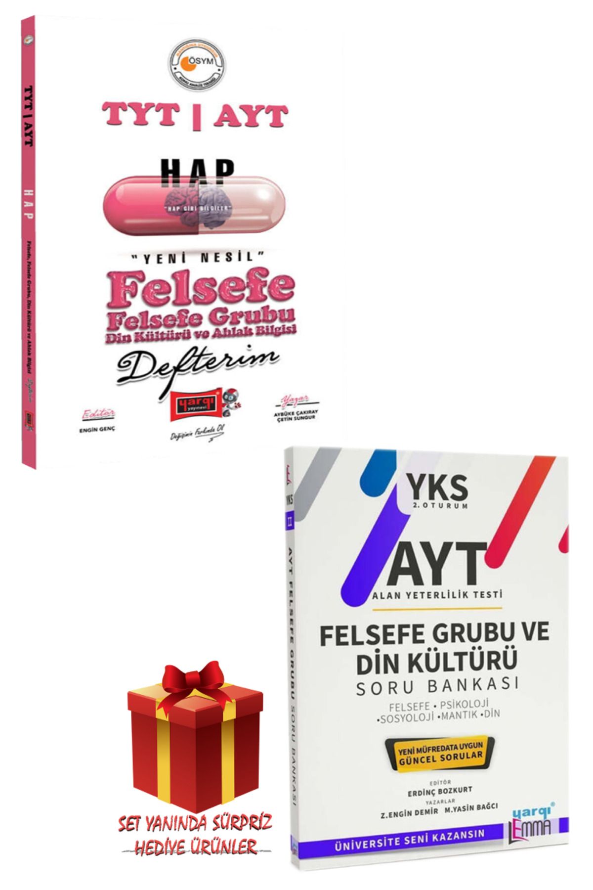 Yargı Yayınları TYT-AYT Hap Felsefe Grubu-Din Kültürü ve Ahlak Bilgisi Defterim+AYT Felsefe Grubu ve Din Kültürü SB