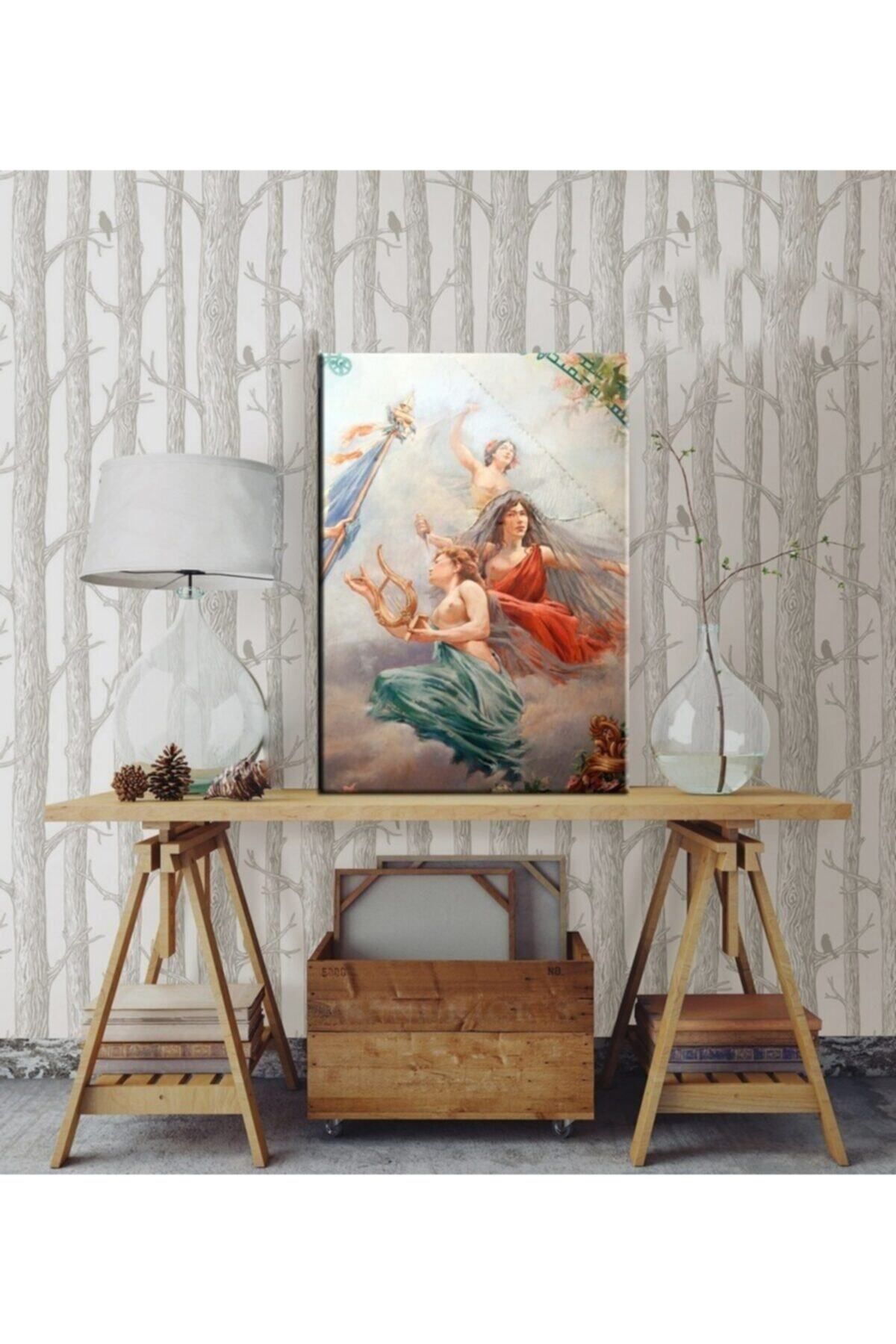 Decostil Mitolojik Soyut Kanvas Tablo-kanvas Tablo-duvar Tablosu - 70x100