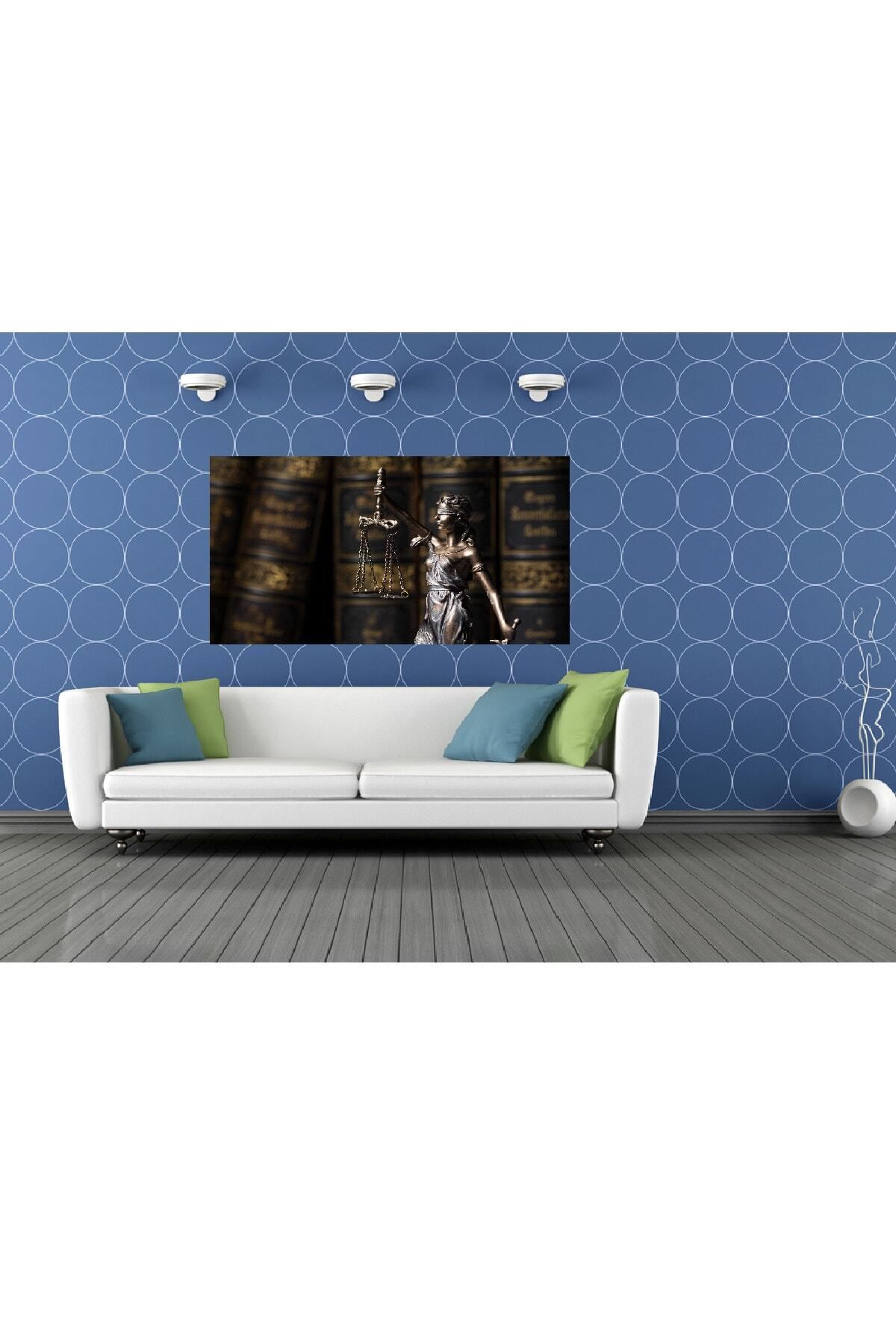 tablokanvas Adalet Terazisi Kanvas Tablo 60 X 120 cm