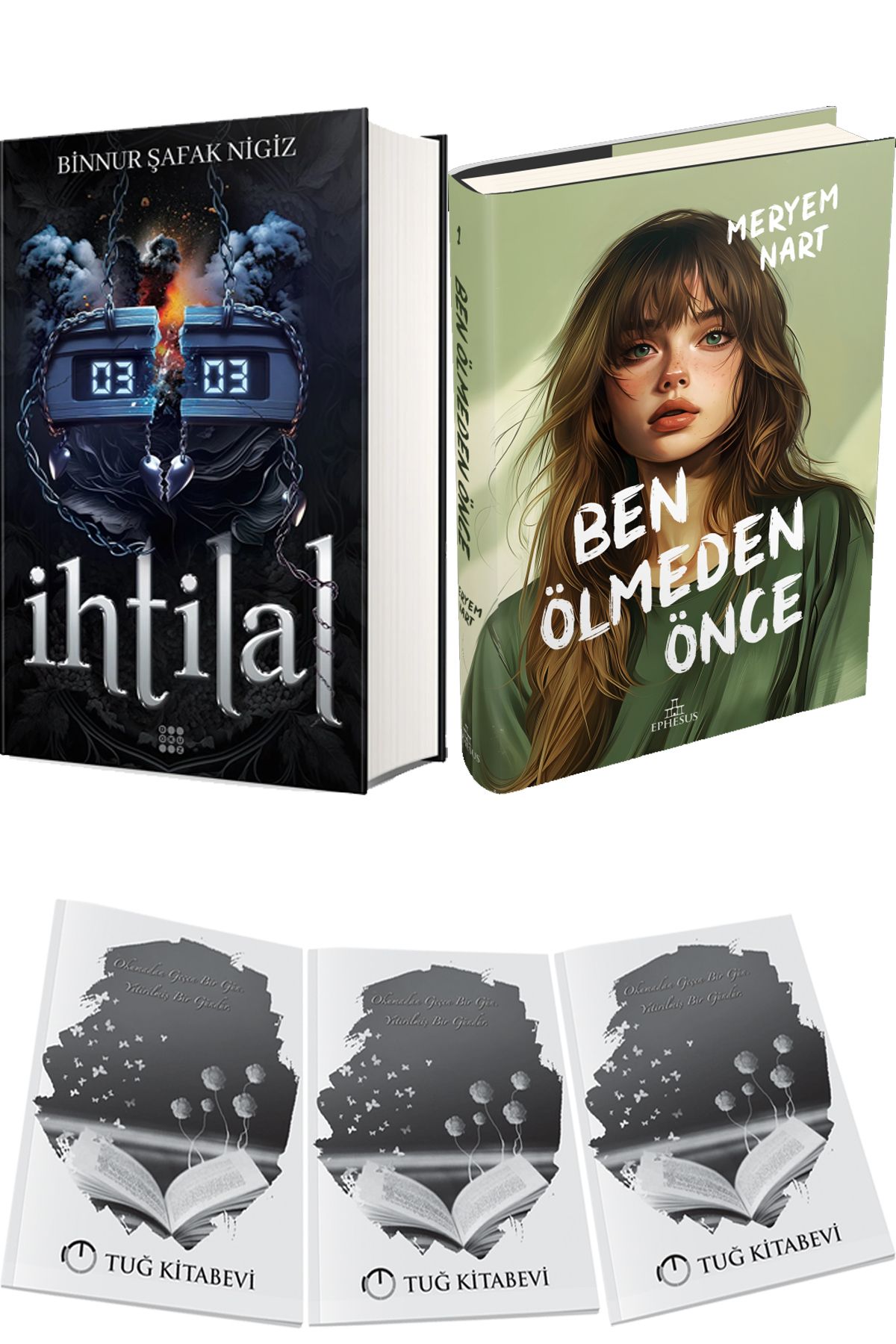 Dokuz Yayınları İhtilal 2 Zede Ciltli ve Ben Ölmeden Önce Ciltli + Hediyeli