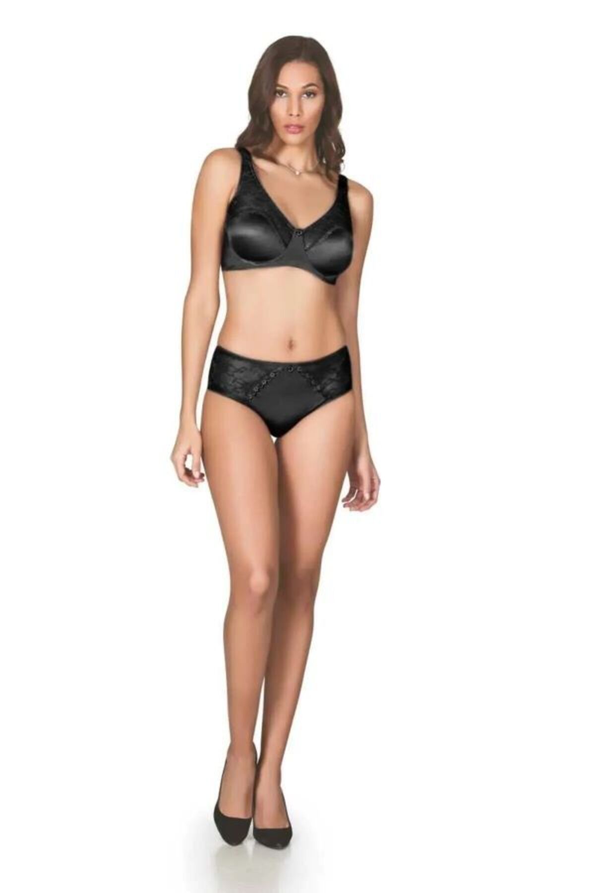 Le Jardin Lingerie Telli İçi Boş Dantel Takım Kod 5035