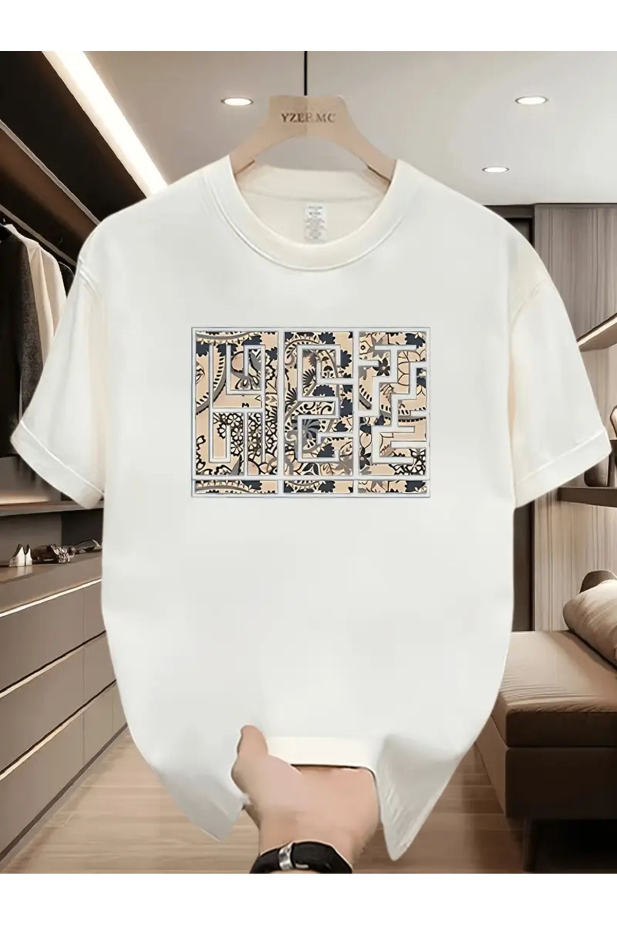 CLASİVA Unisex Oversize Bisiklet Yaka T-shirt