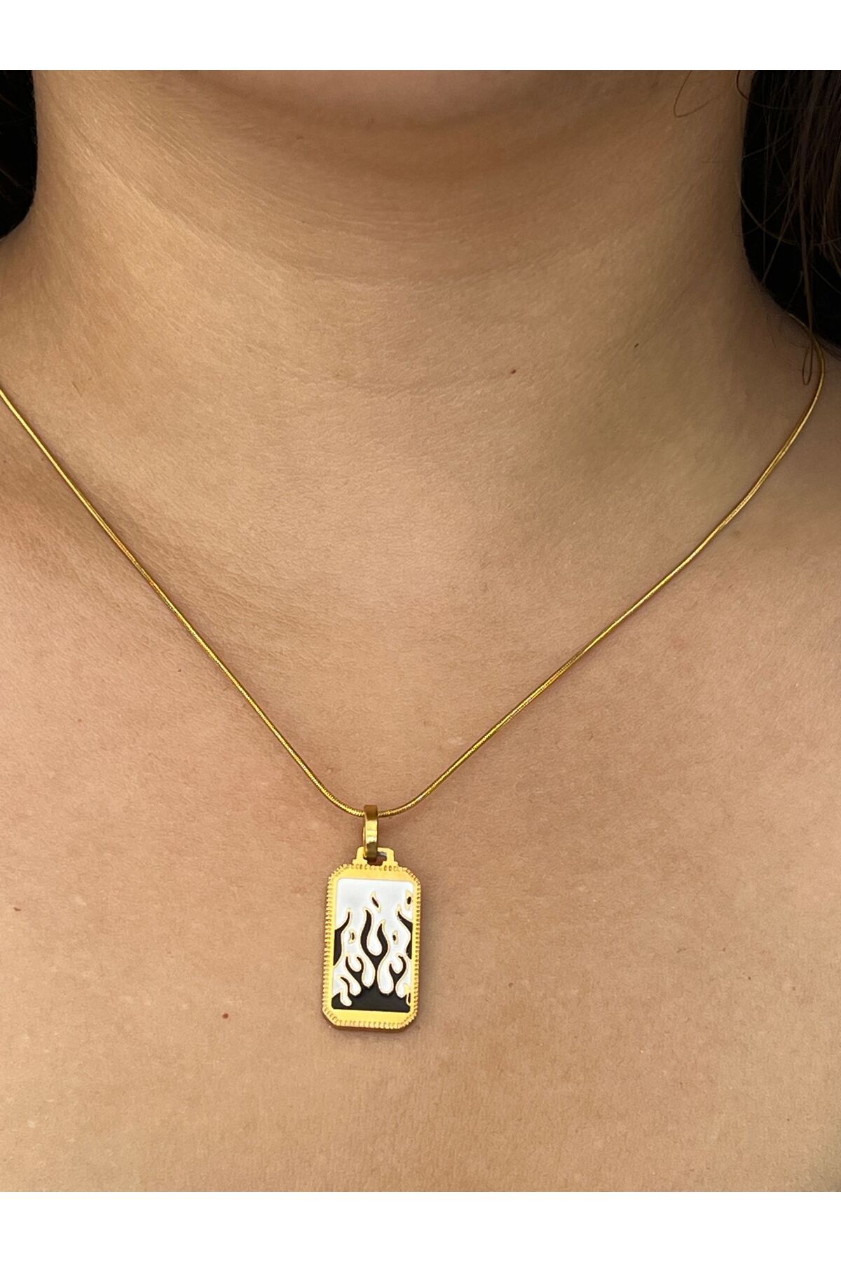 Meri Tarot Çelik kolye