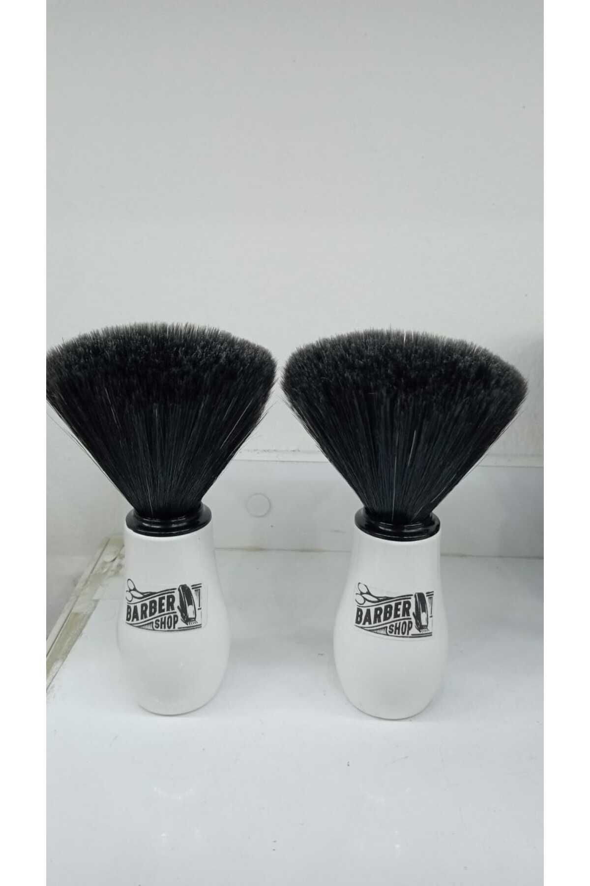 Barber BARBERSHOP BARBER BERBER ENSE FIRÇASI BEYAZ 2 ADET