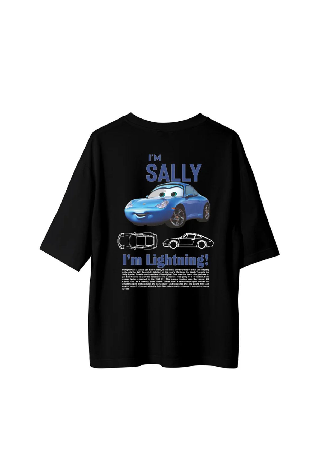 Koklonmoda Unisex I'm Sally Baskılı Oversize T-Shirt