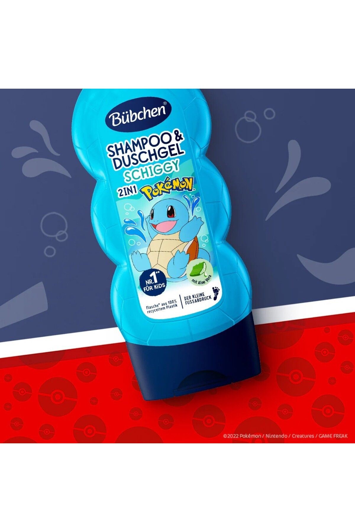 Bübchen Çocuk Şampuan&Duş Jeli 2 in 1 Pokemon Schiggy 230 ml