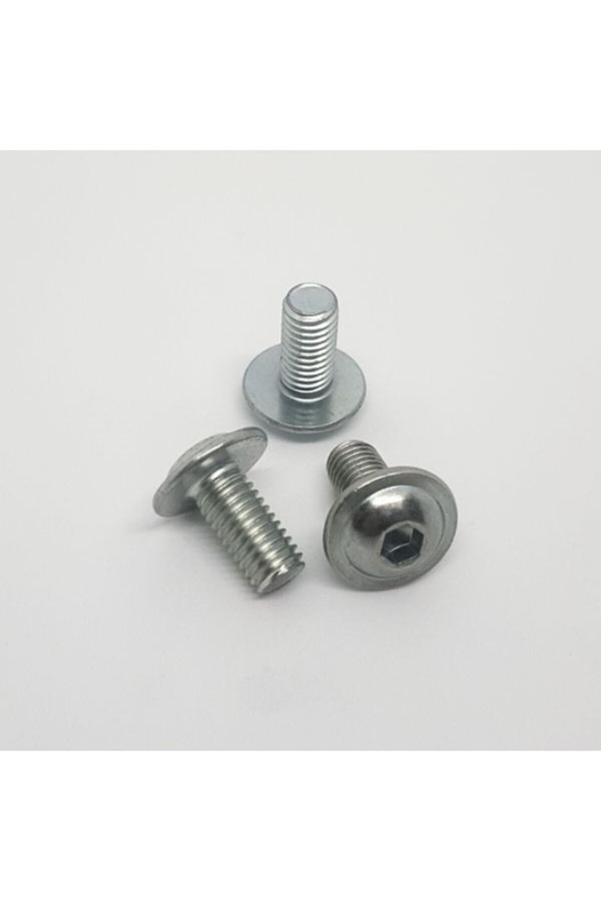 HIRDAVATADAM A2-70bonbe Baş Pullu Imbus Alyan Başlı Paslanmaz M10x40 Tam Diş 8.8 Kalite (50AD)