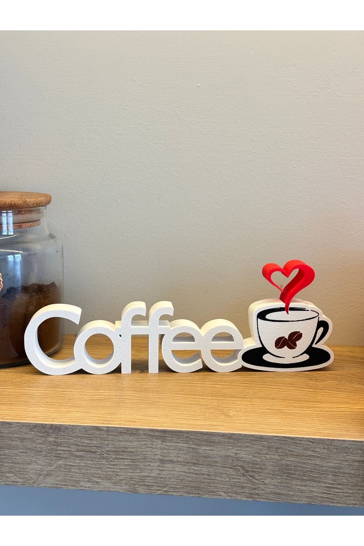 ÖZTÜRK MAKİNE Coffee Yazılı Dekoratif Obje