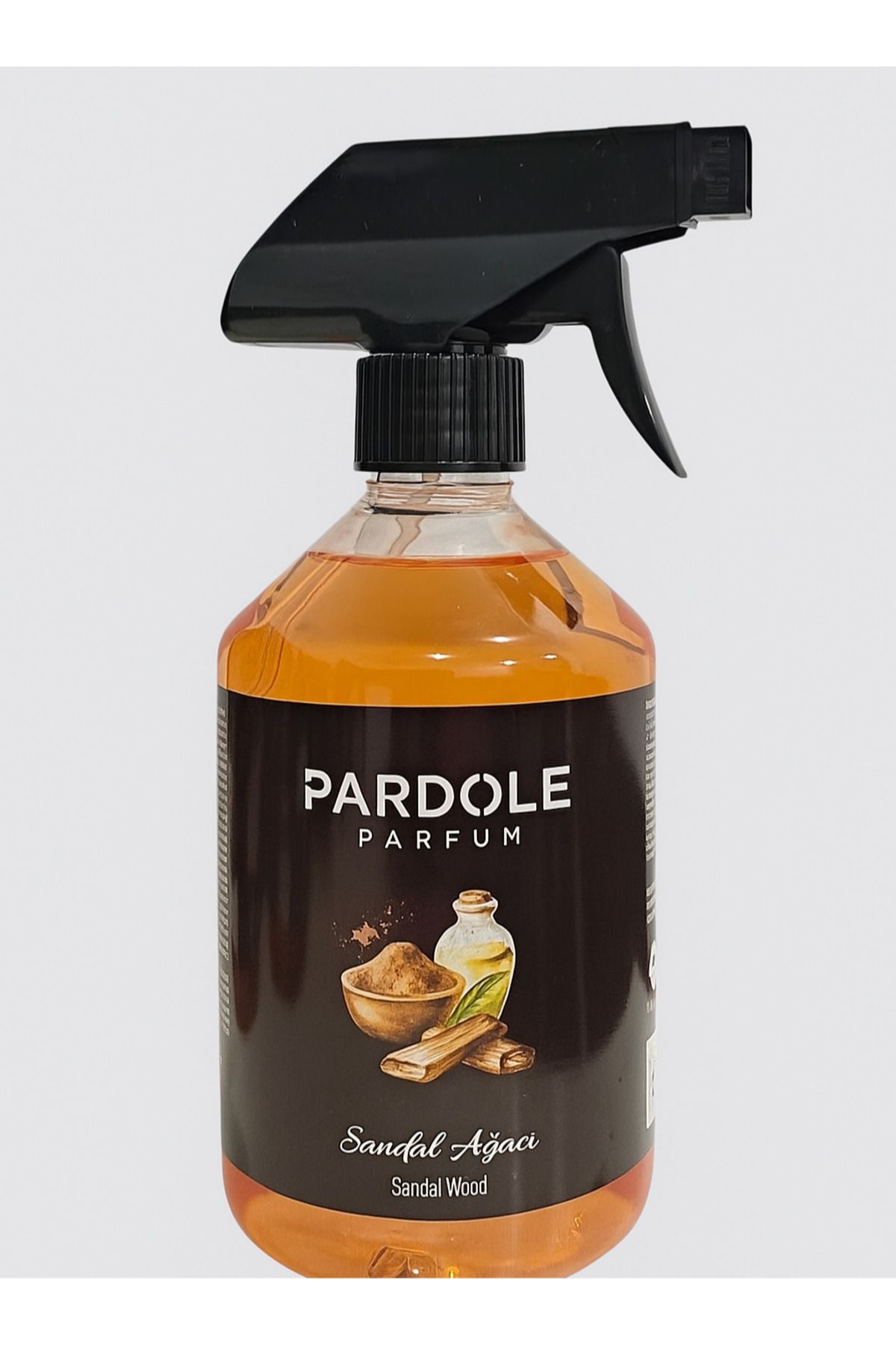 PARDOLE Sandal Ağacı Sprey Oda Kokusu - 500 ML - Oda, Kumaş ve Araç Spreyi