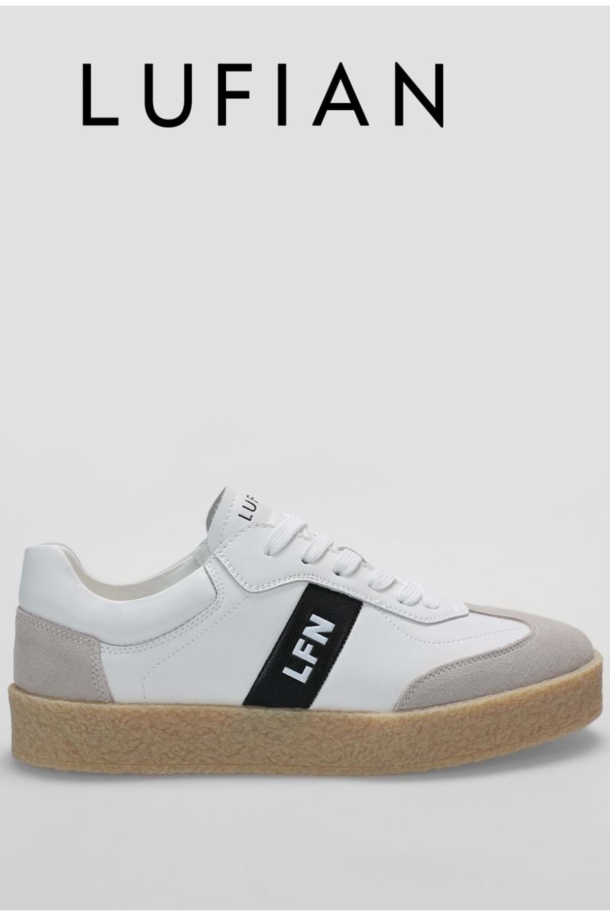 Kids Club Shoes Lufian 112230208 Jonat Sneaker Erkek Deri Ayakkabı BEYAZ