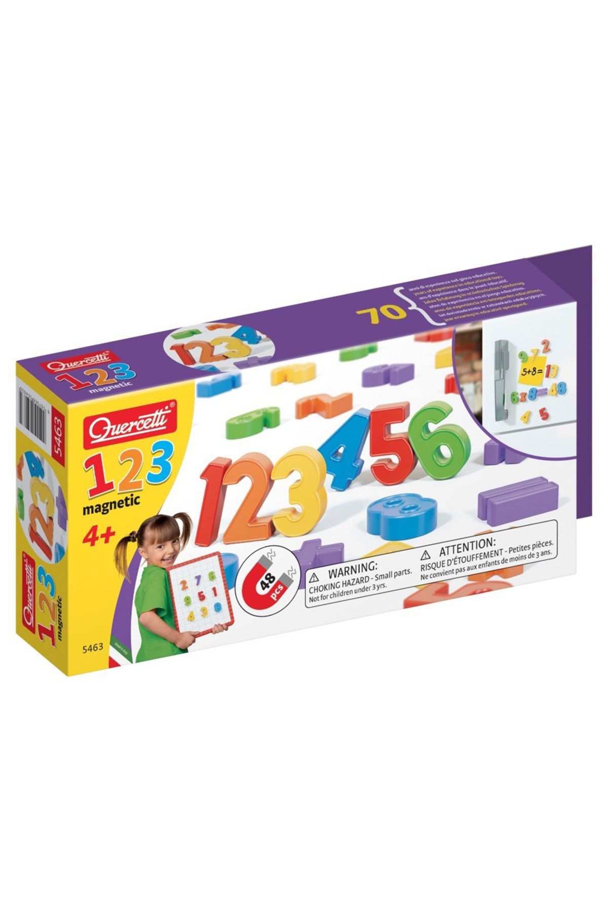 quercetti-Quercetti set of 48 magnetic numbers 1
