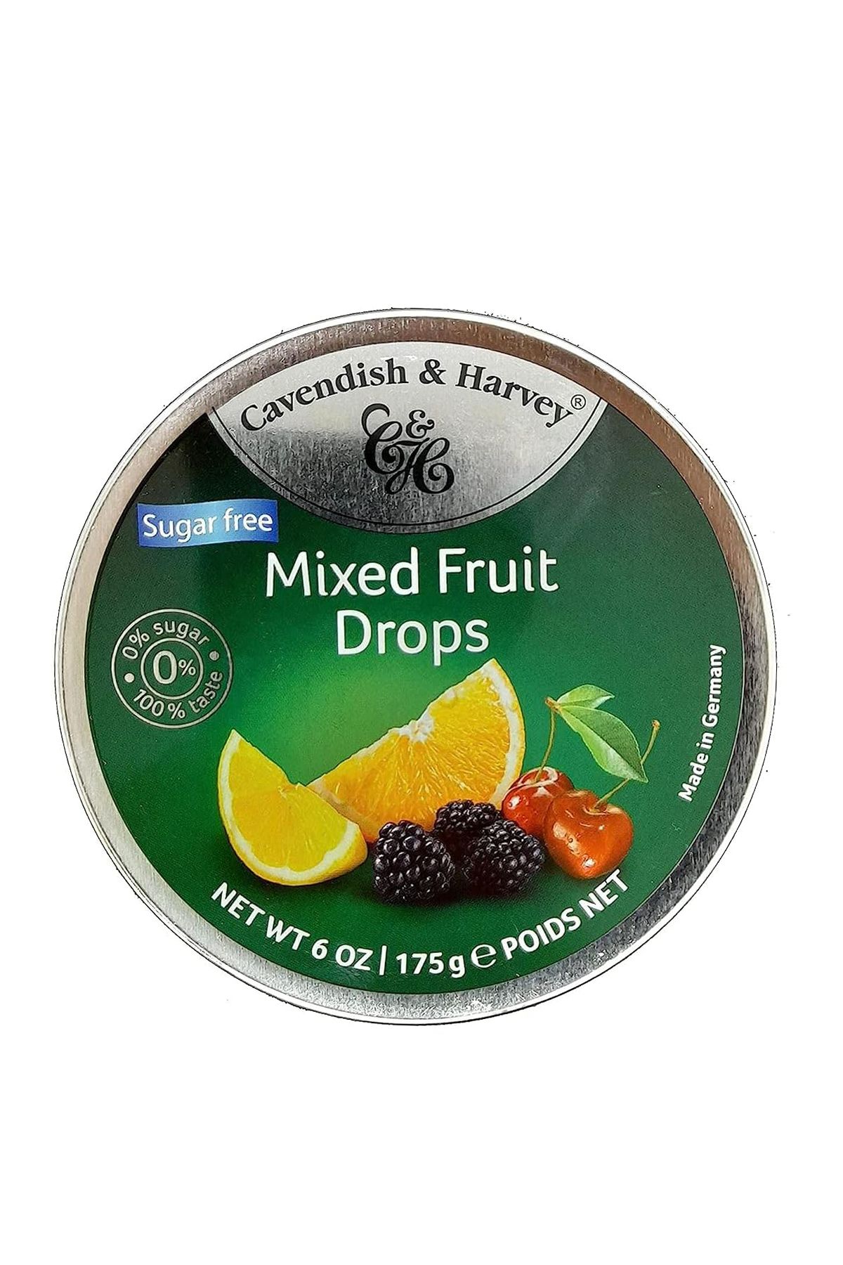 Cavendish CAVENDİSH & HARVEY MİXED FRUİT DROPS SUGAR FREE (KARIŞIK MEYVE) ŞEKERSİZ 175 GR