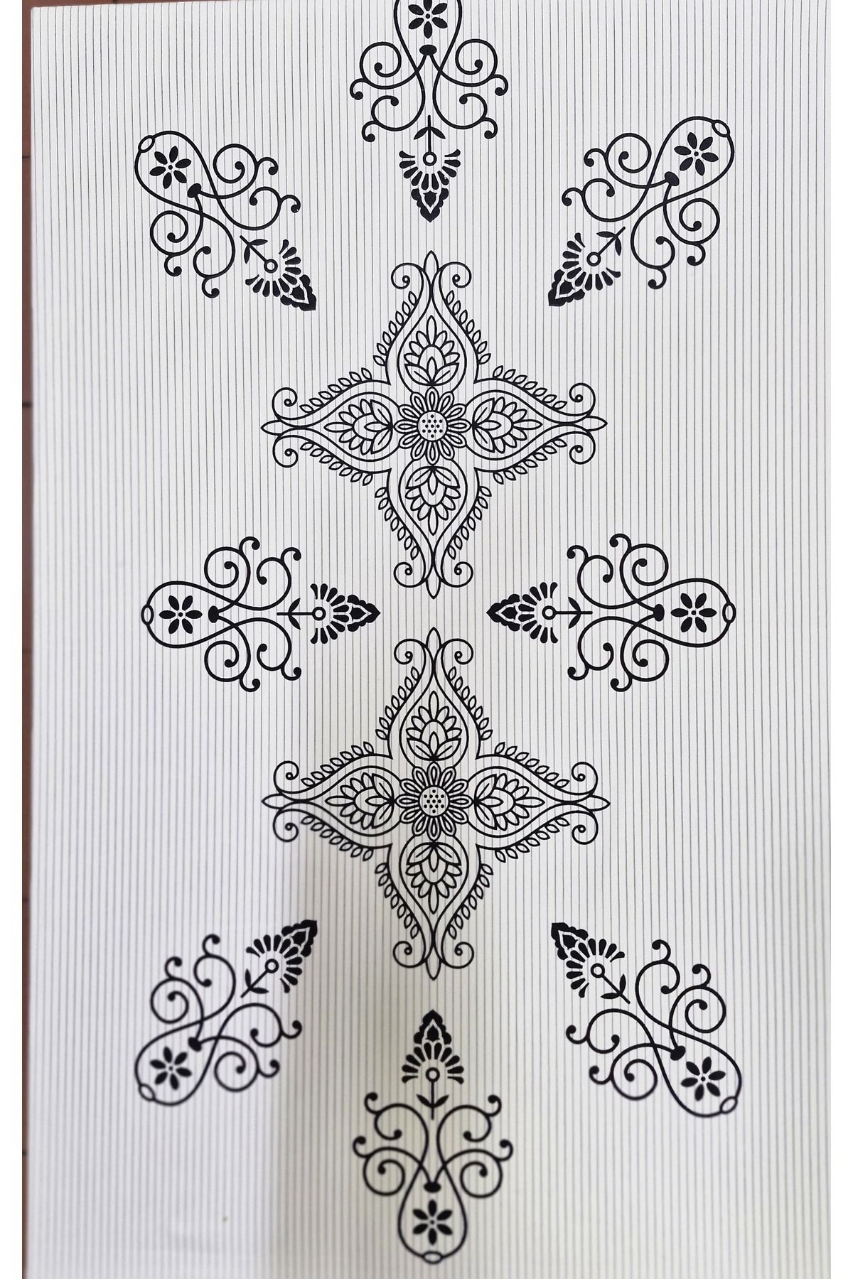 ZEYNO HOME TEKSTİL Otantik Desen Baskılı Güpürlü Masa Örtüsü – Dertsiz Kumaş, Pamuklu Saten Şıklığı 2.10x1.50 cm