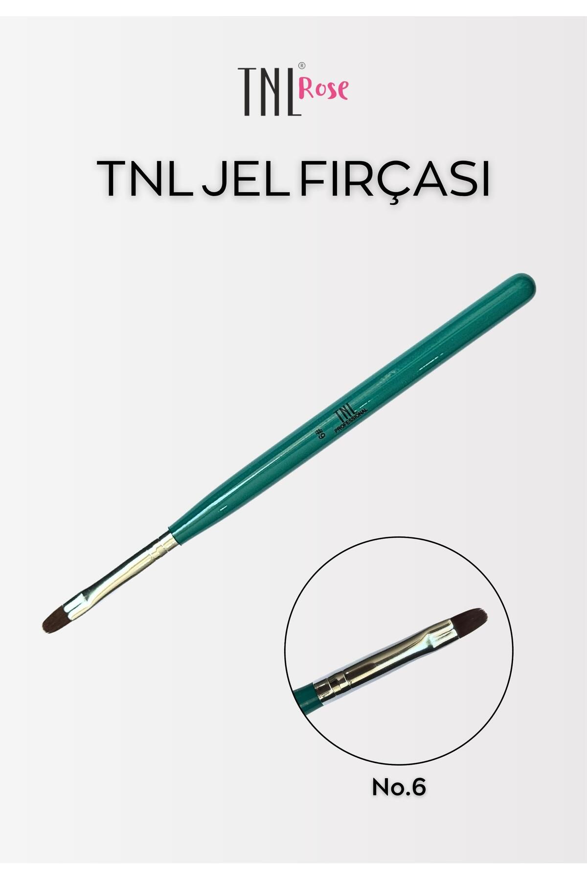 tnl professional TNL ROSE Tnl Professional Jel Fırçası No.6
