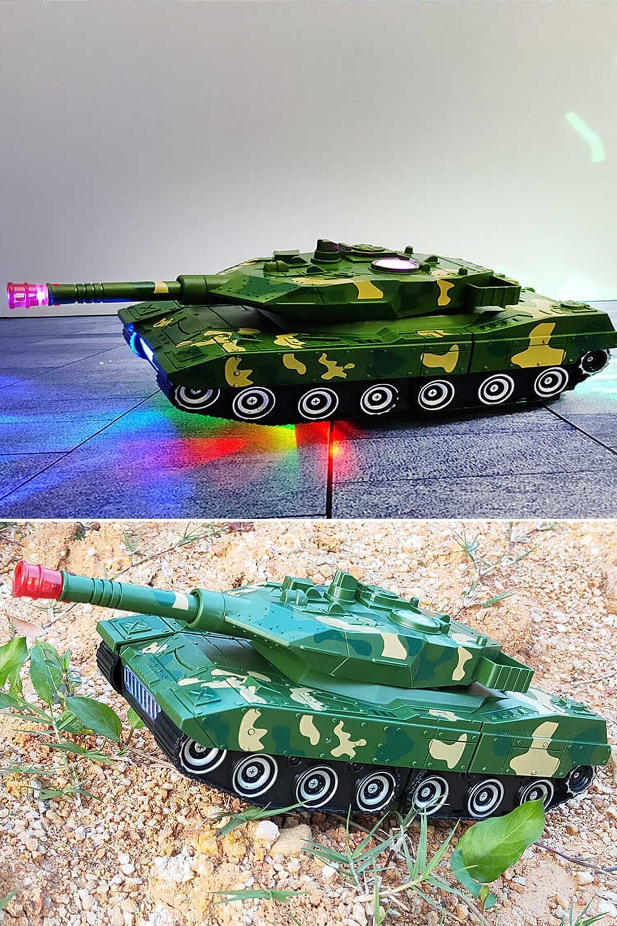 SCOWETTO omx Deformasyon 2'si 1 Arada Çarpma Fonksiyonlu Dönüşen Tank Robot Oyuncak gextrx 976748