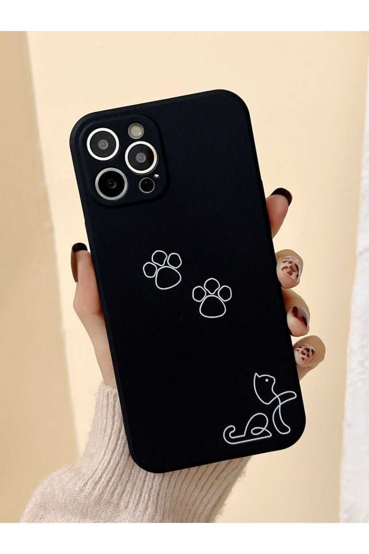 DarkSun iPhone 6(6S)/7/8 Uyumlu Kedi Patileri Desenli Lansman Telefon Kılıfı