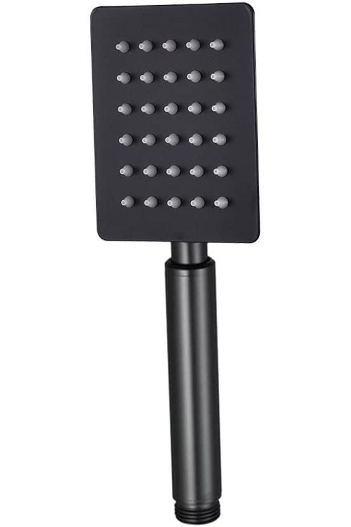 MCreative El Duş Başlığı 304 Çelik Metal Kare KE104 (Mat Siyah)