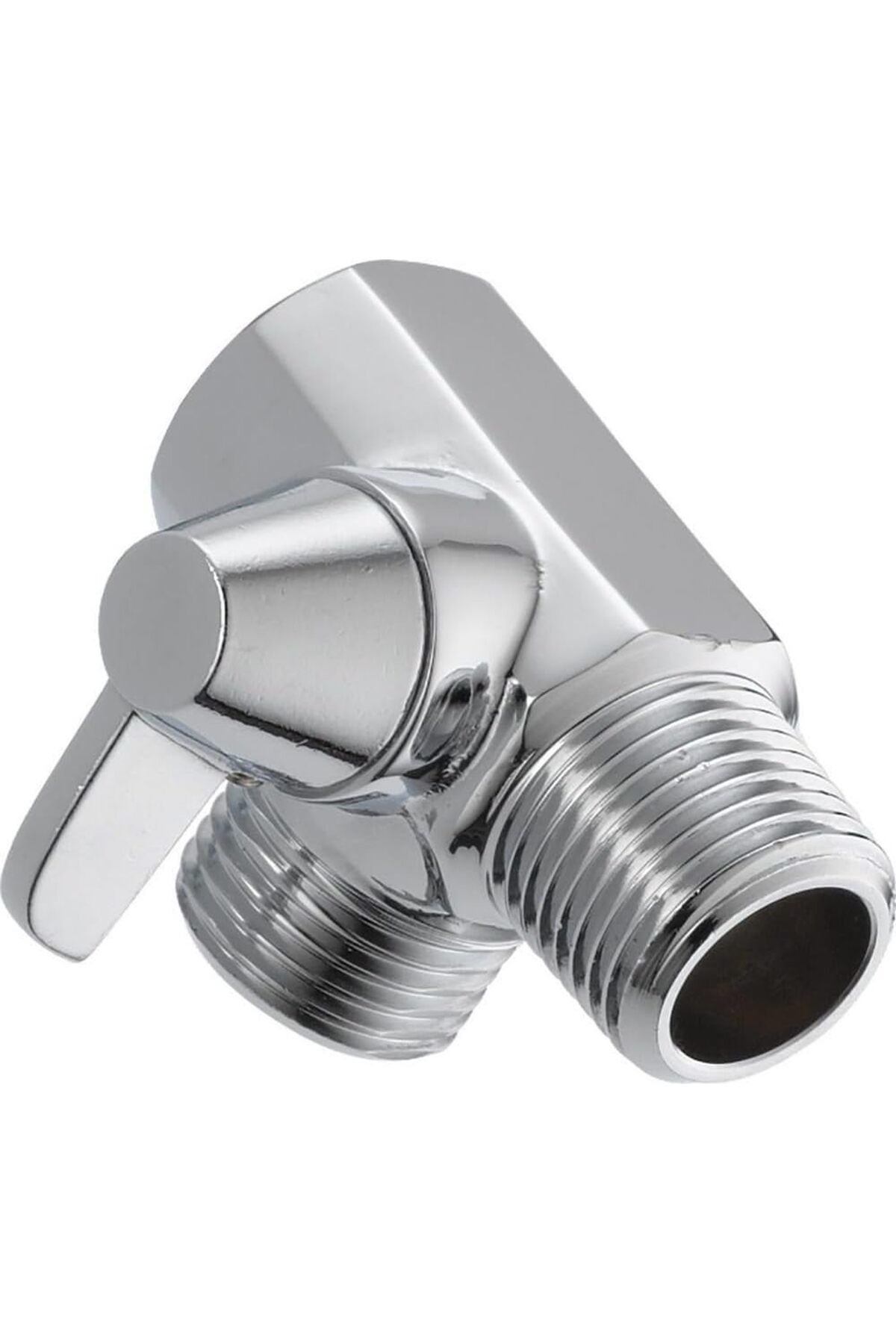 MCreative Faucet El Duşu için Duş Kolu Yönlendirici, Krom