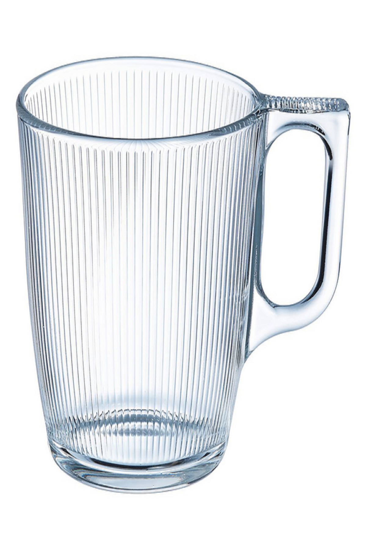 Luminarc-Tempered Glass Stripy Mug Clear 250ml 3