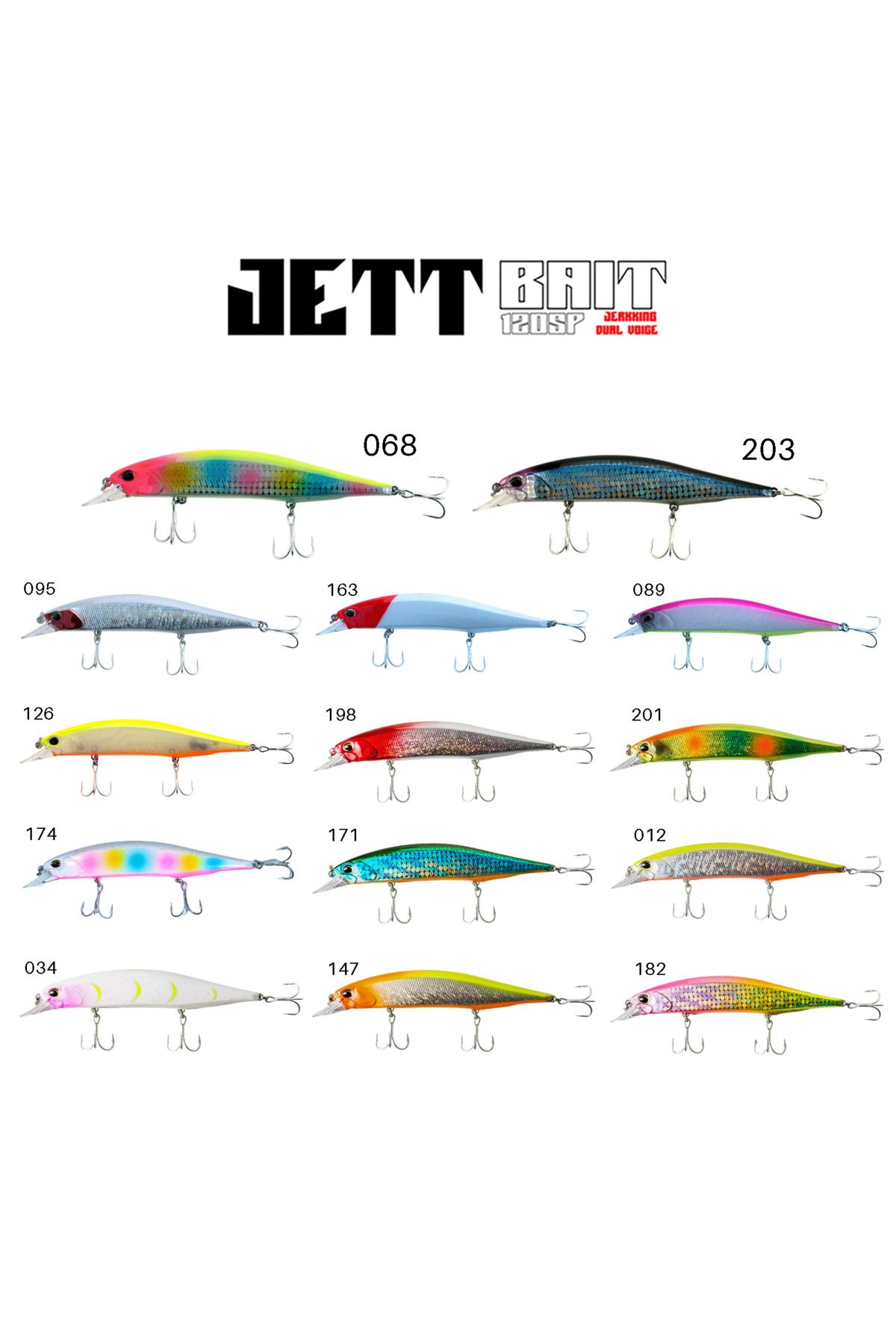 Fujin Jett Bait 120SP 18gr 120mm Maket Balık