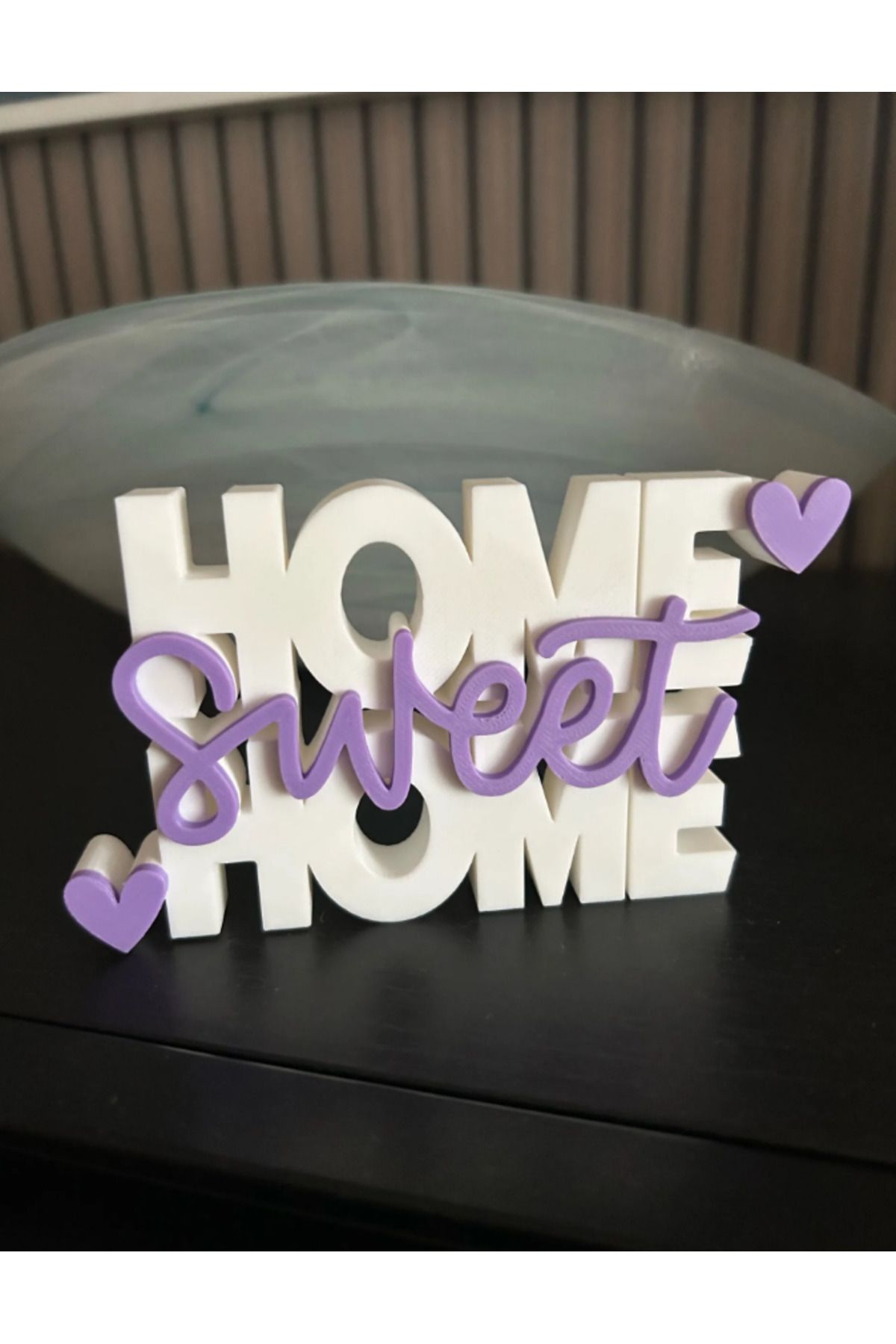 Figuva Home Sweet Home Yazılı Dekoratif Biblo - 17cm x 10cm