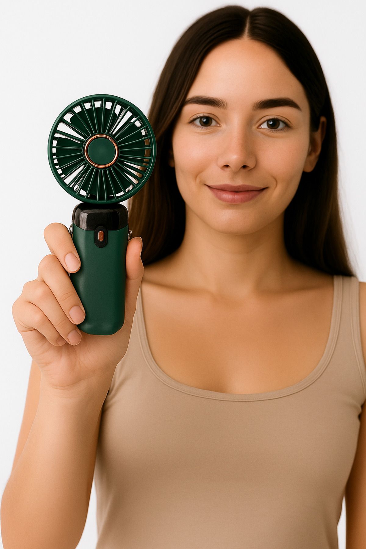 Bengisa Şarjlı 5 Kademeli Taşınabilir Mini Fan – Sessiz, Güçlü ve Kompakt