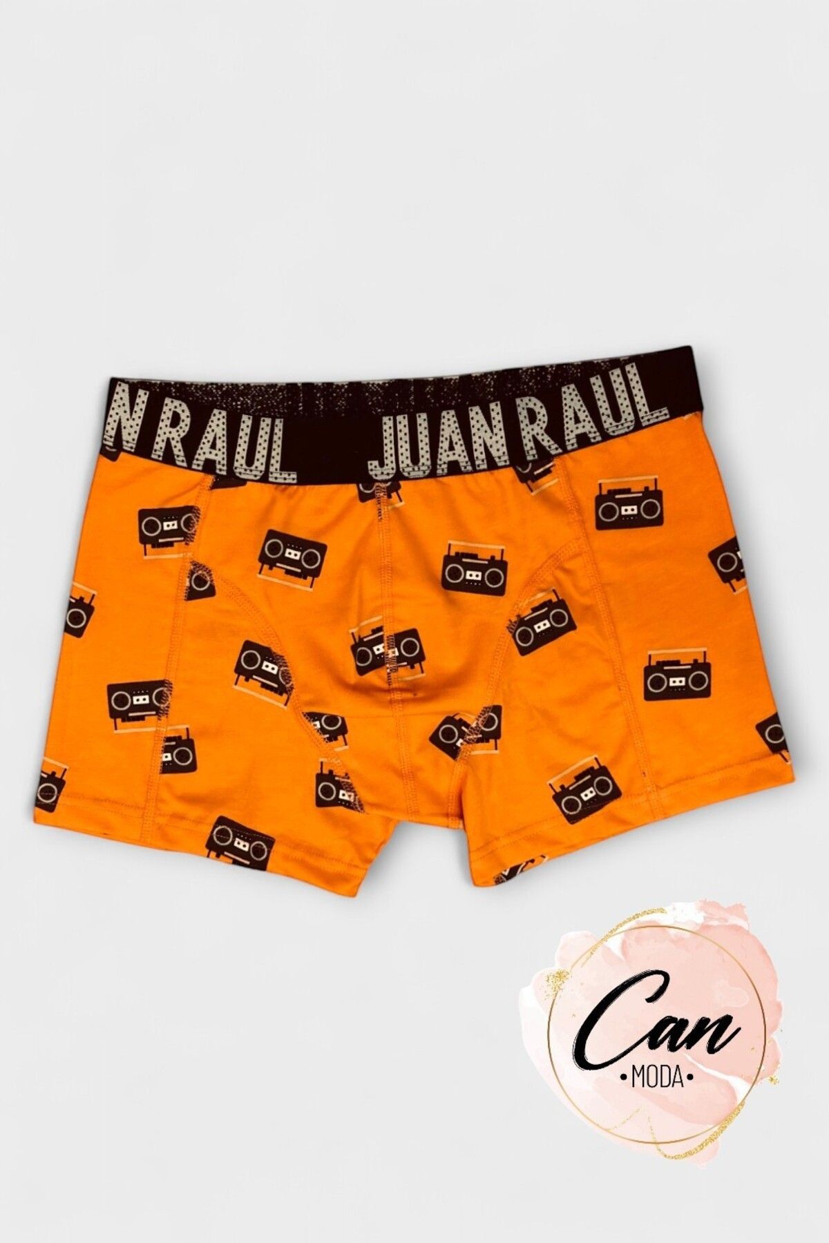 CANMODA "Kaset Zamanı" Boombox Desenli Erkek Boxer - DB251