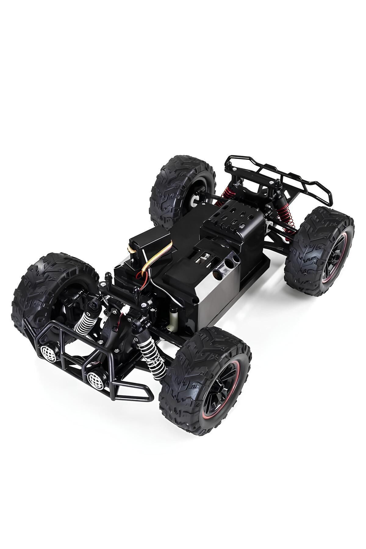 SCOWETTO 1:16 40 Km Hız Yapabilen 2.4G Şarjlı Uzaktan Kumandalı 4x4 Metal İç Aksamlı Araba