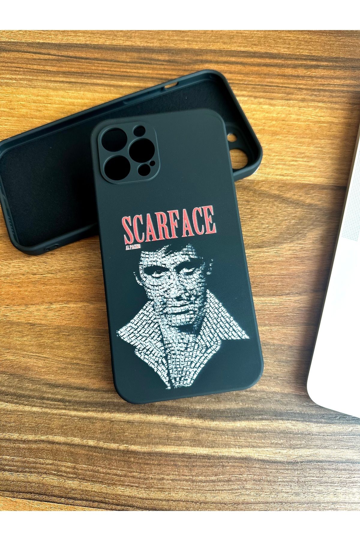 DarkSun SAMSUNG S24 ULTRA Uyumlu Scarface Desenli Lansman Telefon Kılıfı
