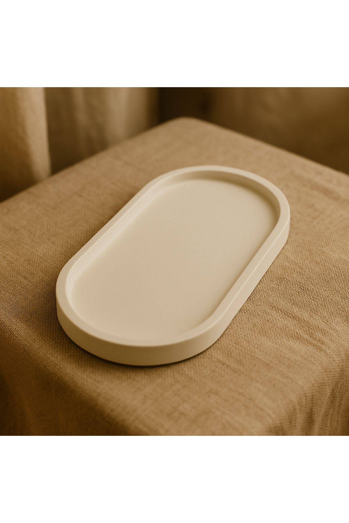 Tomris Maison Minimal Tepsi - Dekoratif Masa Üstü Mini Tepsi