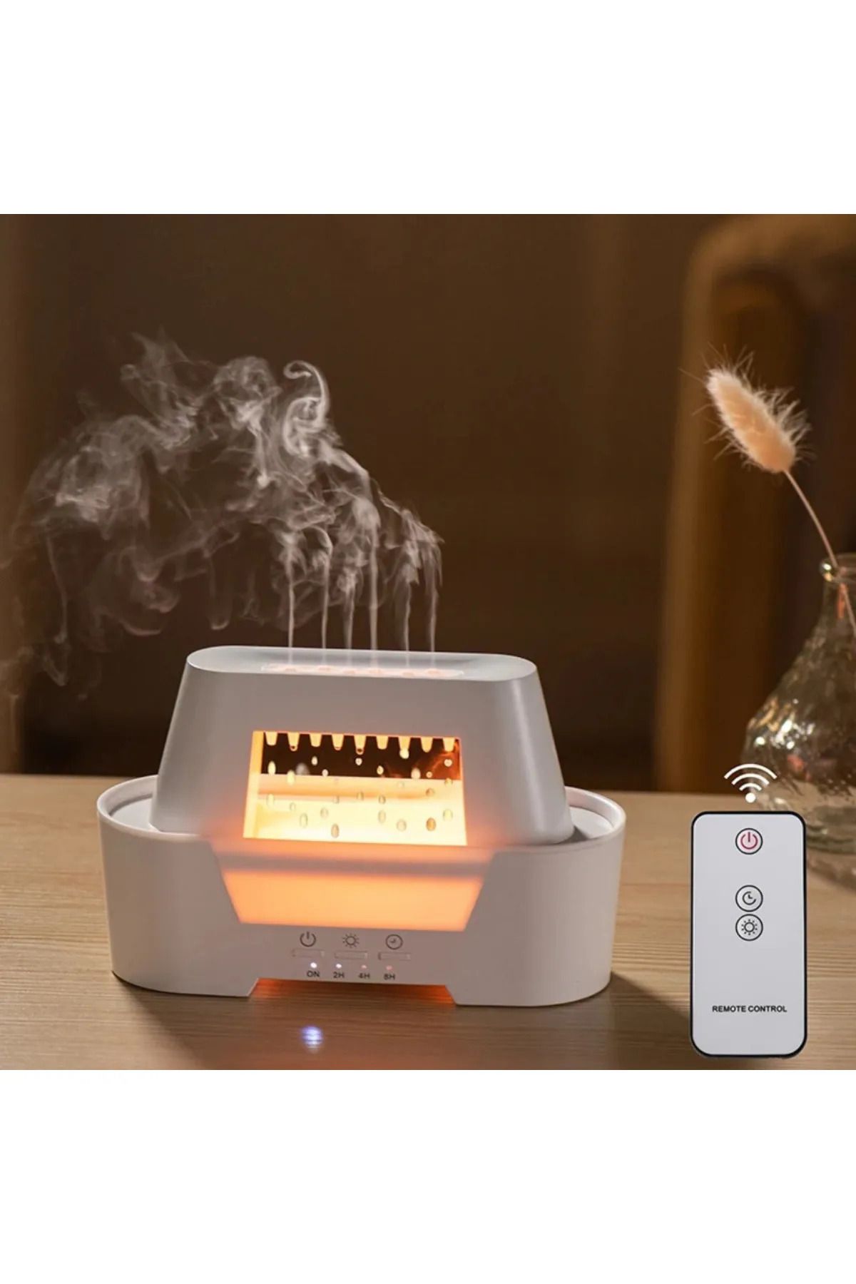 lasttech Uzaktan Kumandalı 300ML Kapasiteli Işıklı Aroma Yayıcı Hava Nemlendirici