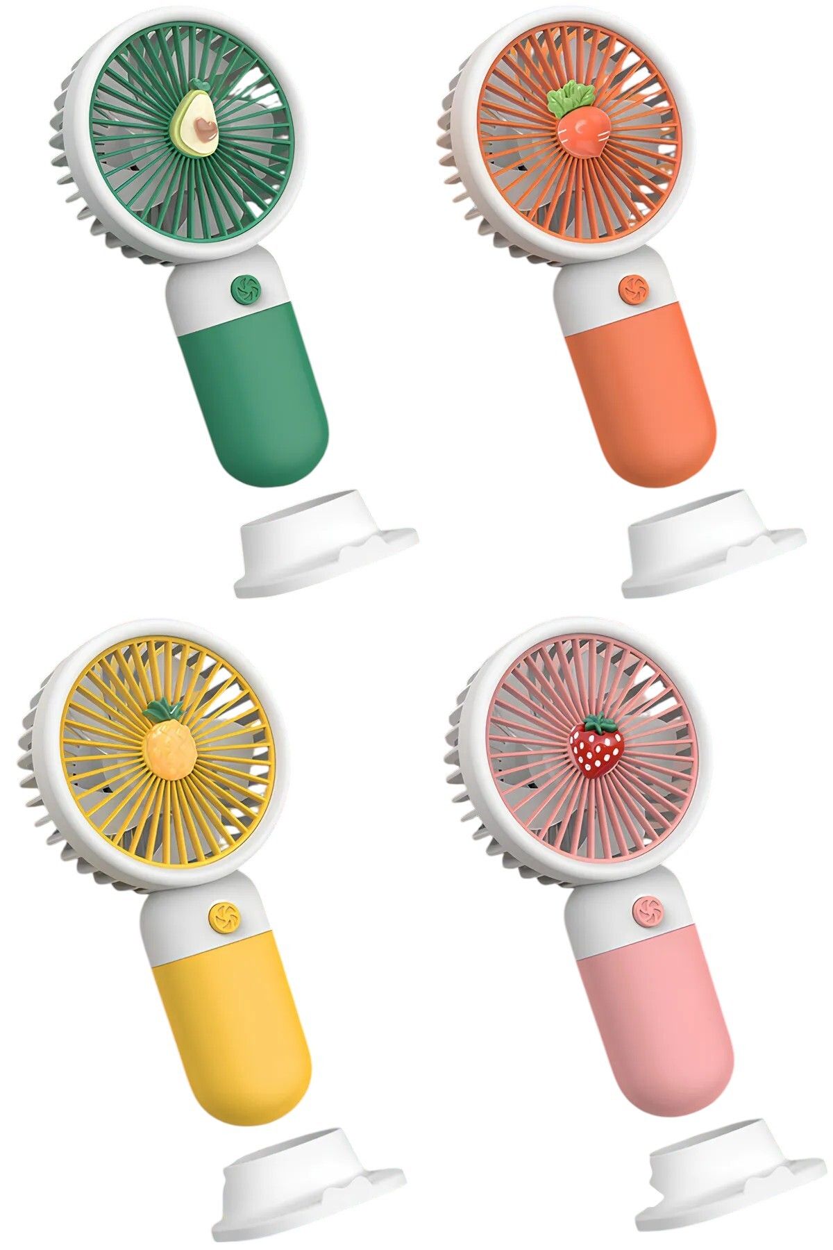 Di Aksesuar Mini Hand Fan Turuncu