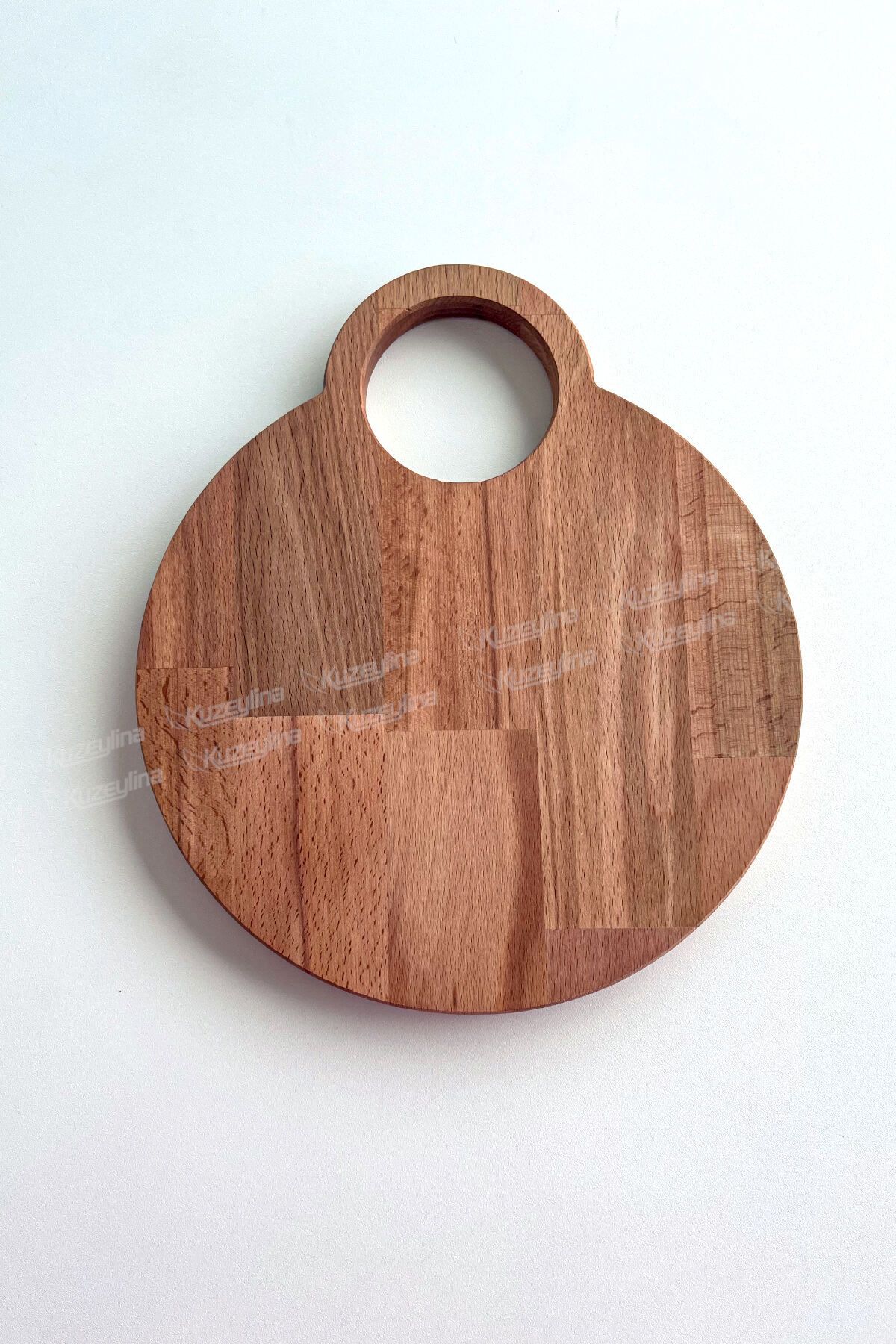 Kuzeylina Ahşap Kesme Tahtası – Sunumluk Doğal Kayın Ağacı 30x26 cm