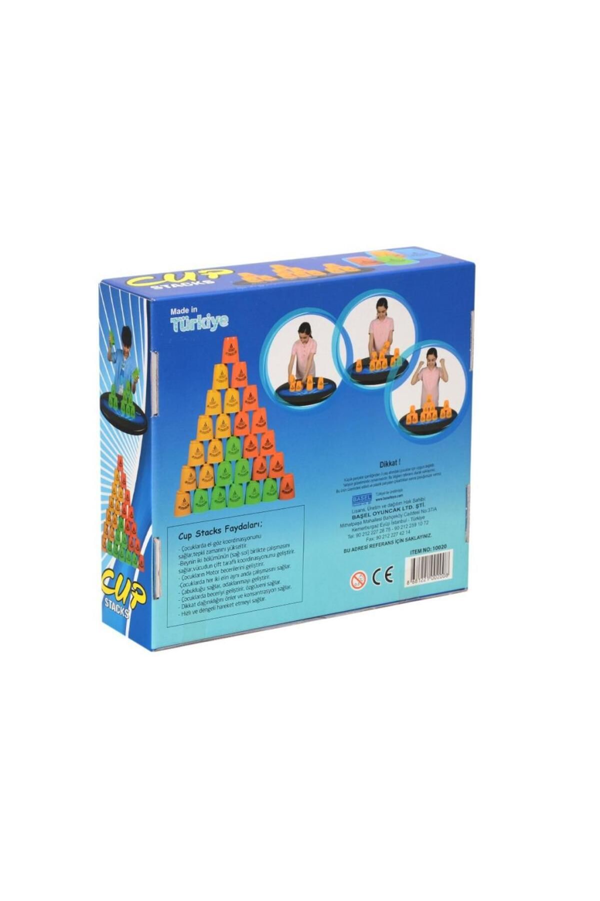 NW NessiWorld Nessiworld 10020 Başel, Cup Stacks Bardak Oyunu