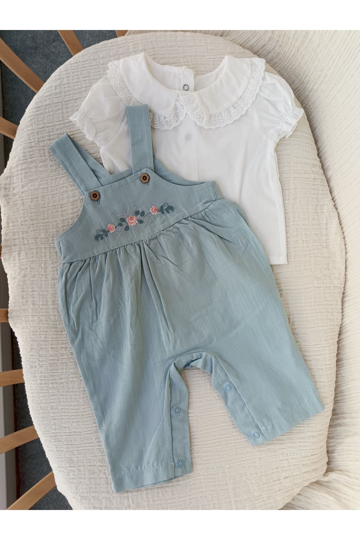 Babystasarım Fleur Salopet Takım Tulum