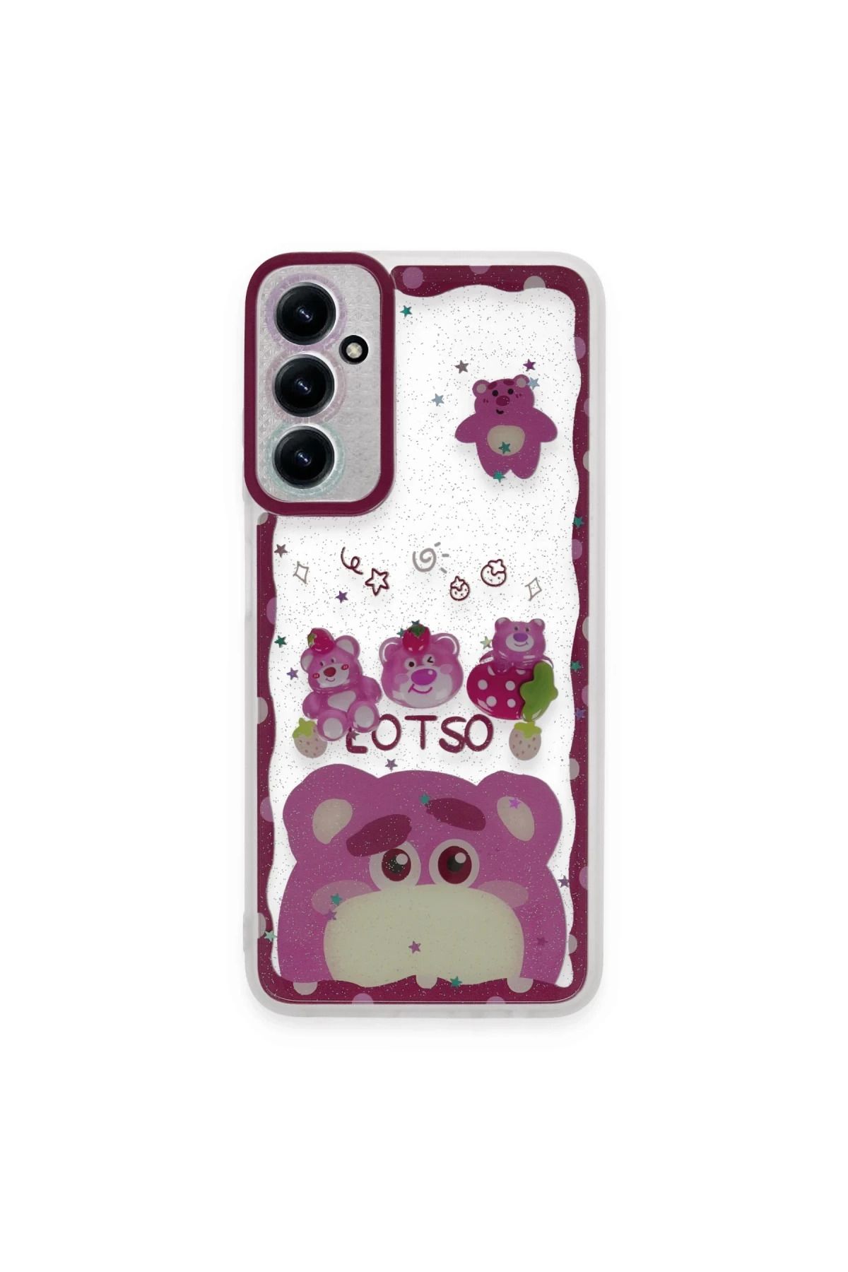 Toptan Bulurum Samsung Galaxy A05S Kılıf Sweet Desenli Silikon Kapak - Pembe