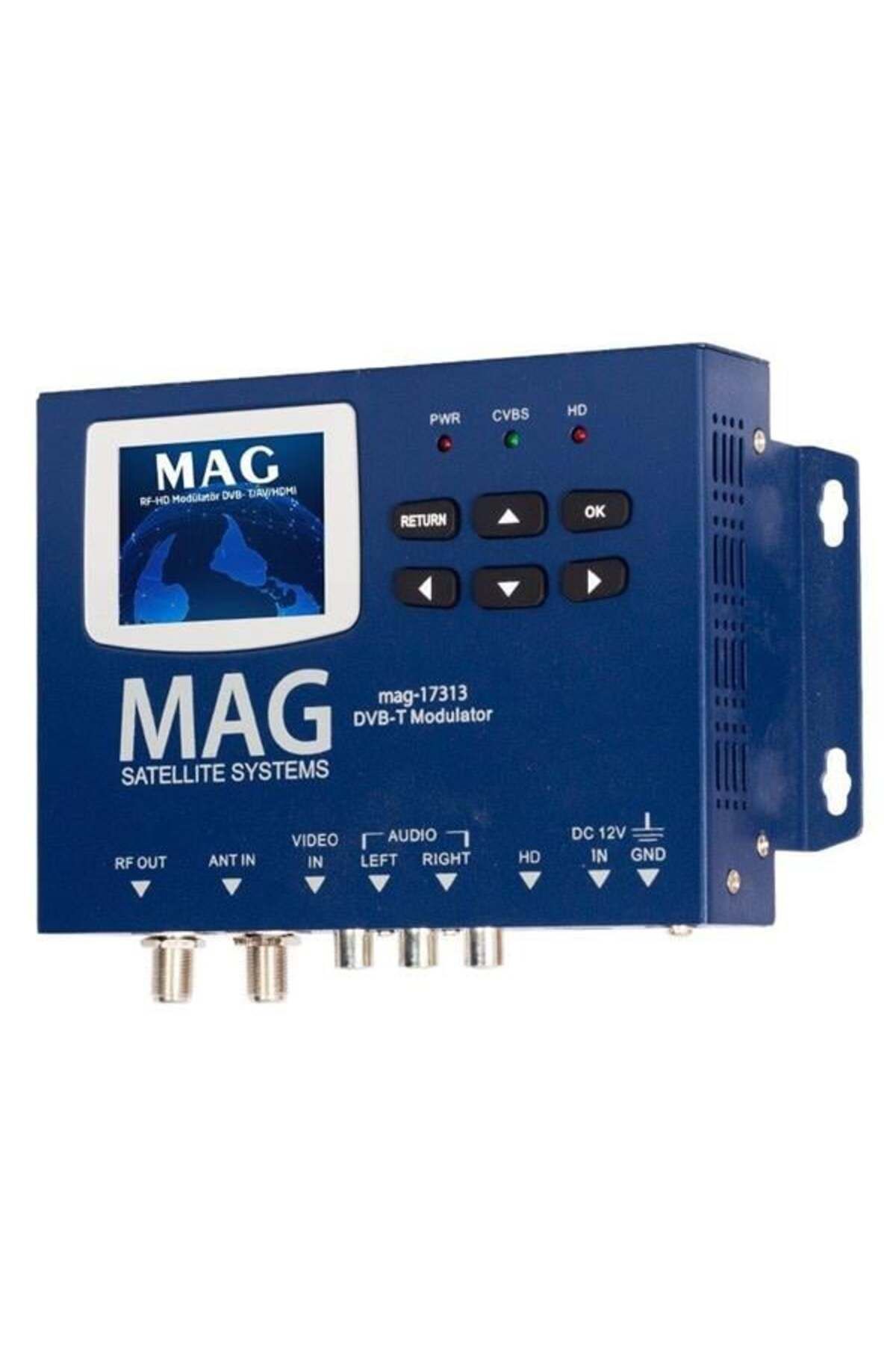 Balesso Mag Mg-17313 Lcd Ekranlı Hd-Rf Converter Full Hd Dvb-T Encoder Modülatör (Dvb-T/Av/Hdmi)