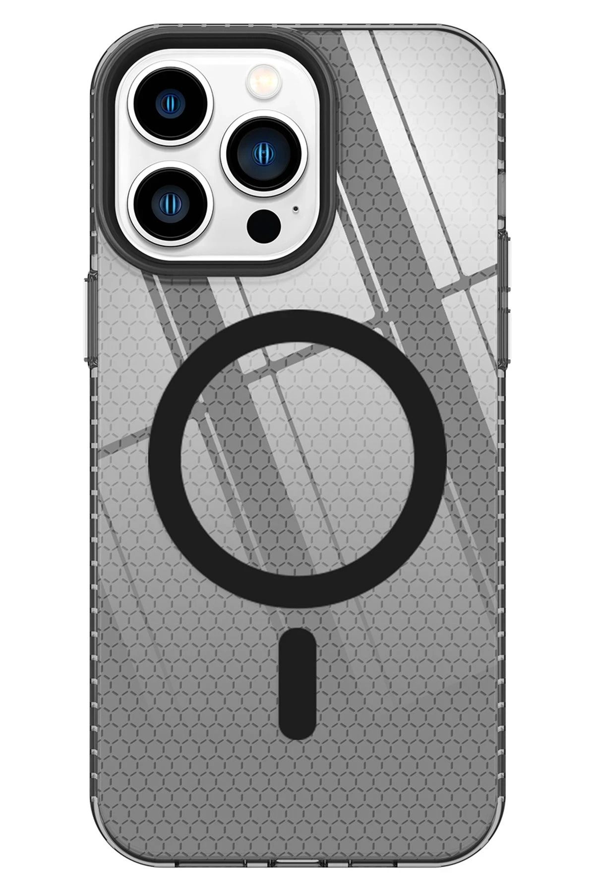 CepteToptan iPhone 14 Pro Kılıf Beta Magneticsafe Silikon - Siyah