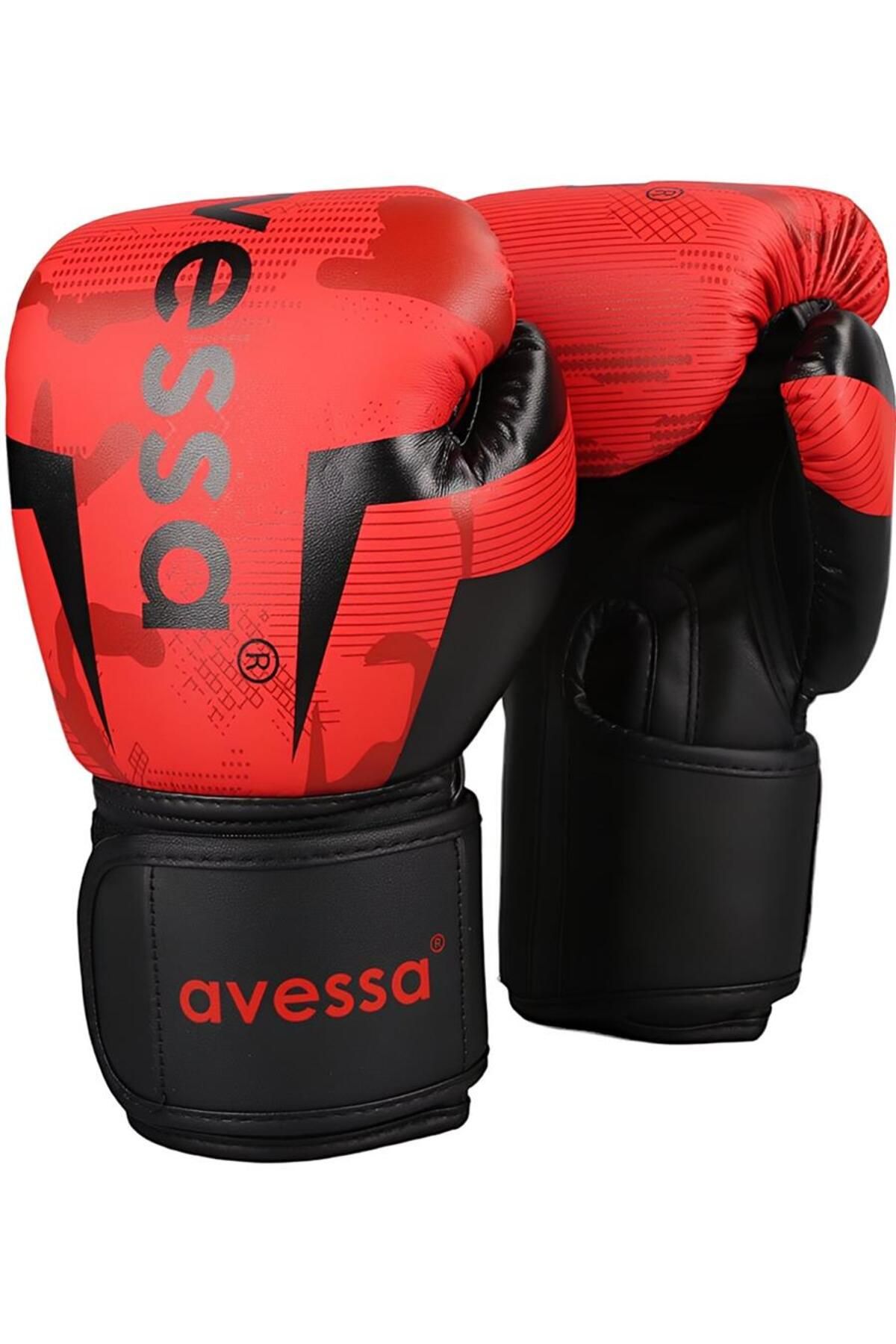 alsepeteavm AVESSA RİNG-310-RED BOKS ELDİVENİ 10 OZ KIRMIZI