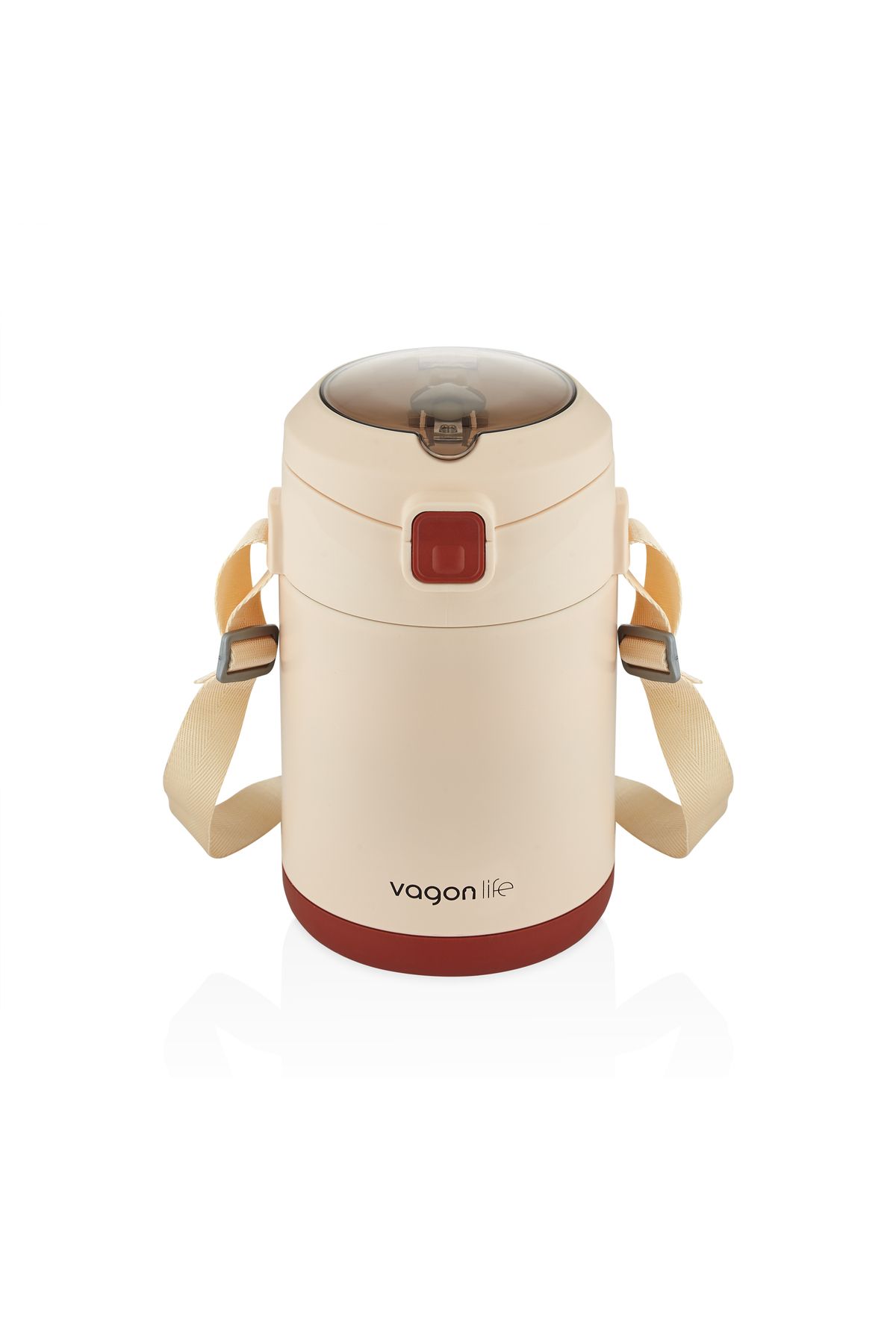 Vagonlife çelik yemek termos işi yalıtımlı 2 kaseli 1.8 LT sızdırmaz vakumlu termos