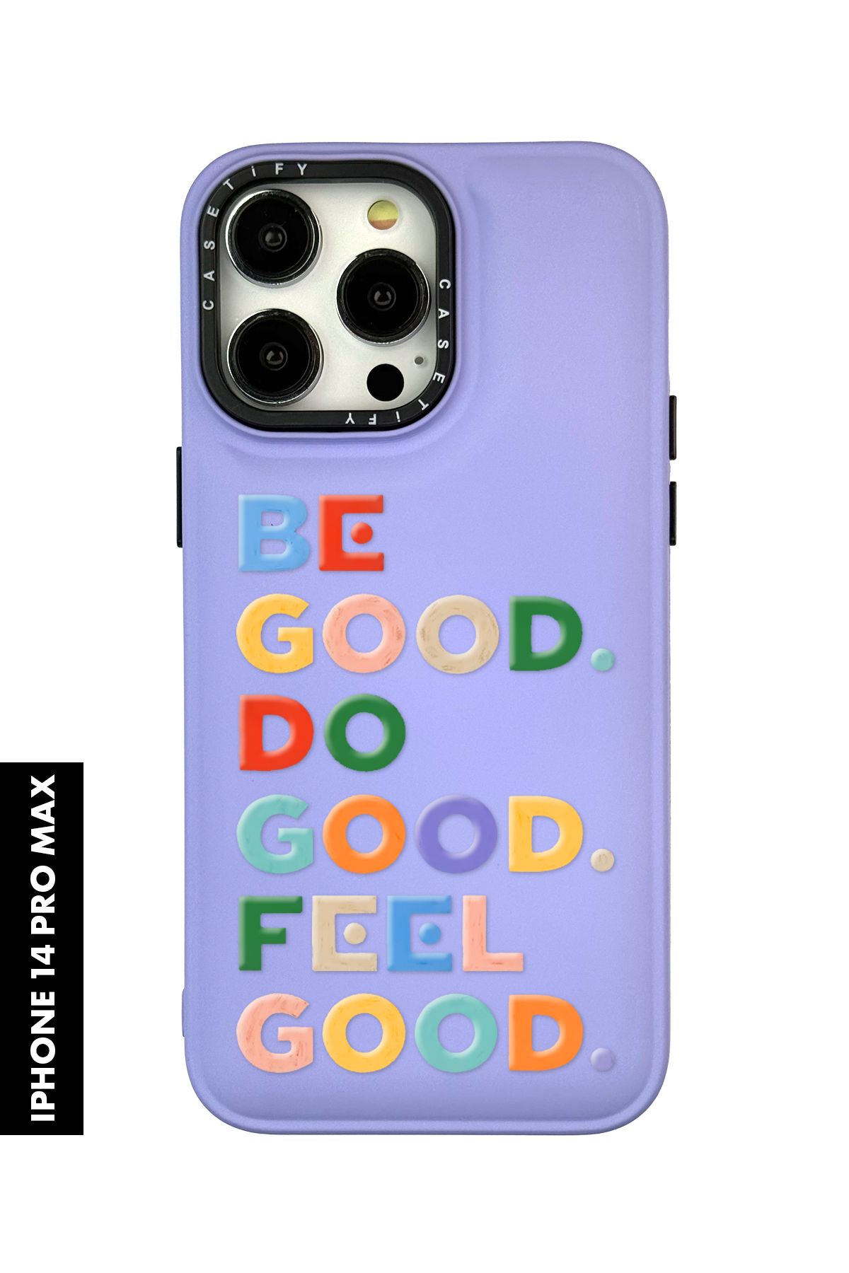mooodcase iPhone 14 Pro Max Uyumlu Feel Good Desenli Silikonlu Pillow Kılıf