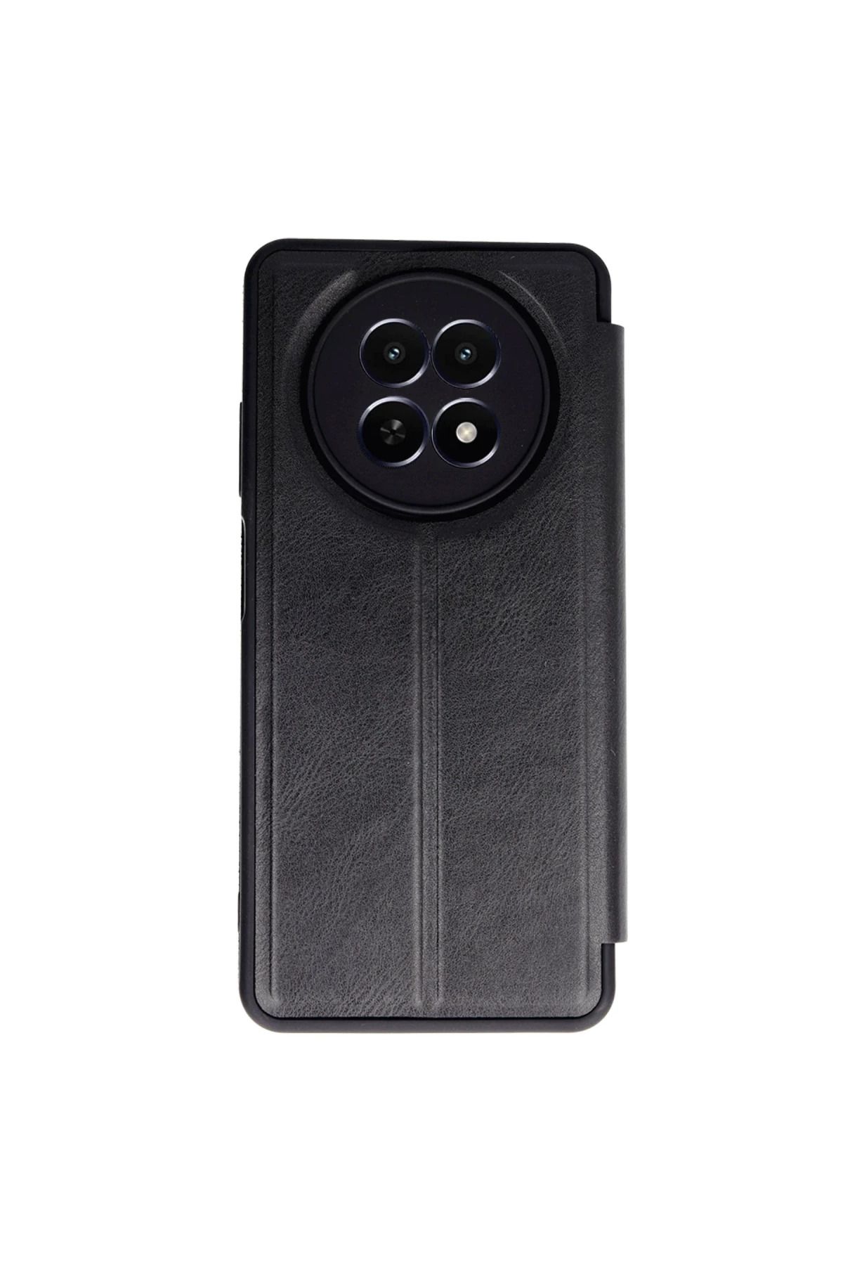 Toptan Bulurum Realme 12 5G Kılıf Flip Cover - Siyah
