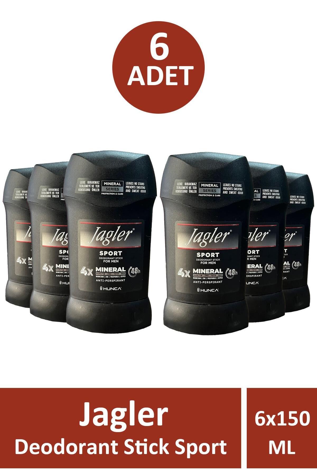 Seddar Collection Jagler Sport Deodrant Stick For Men 50 gr 6 Adet