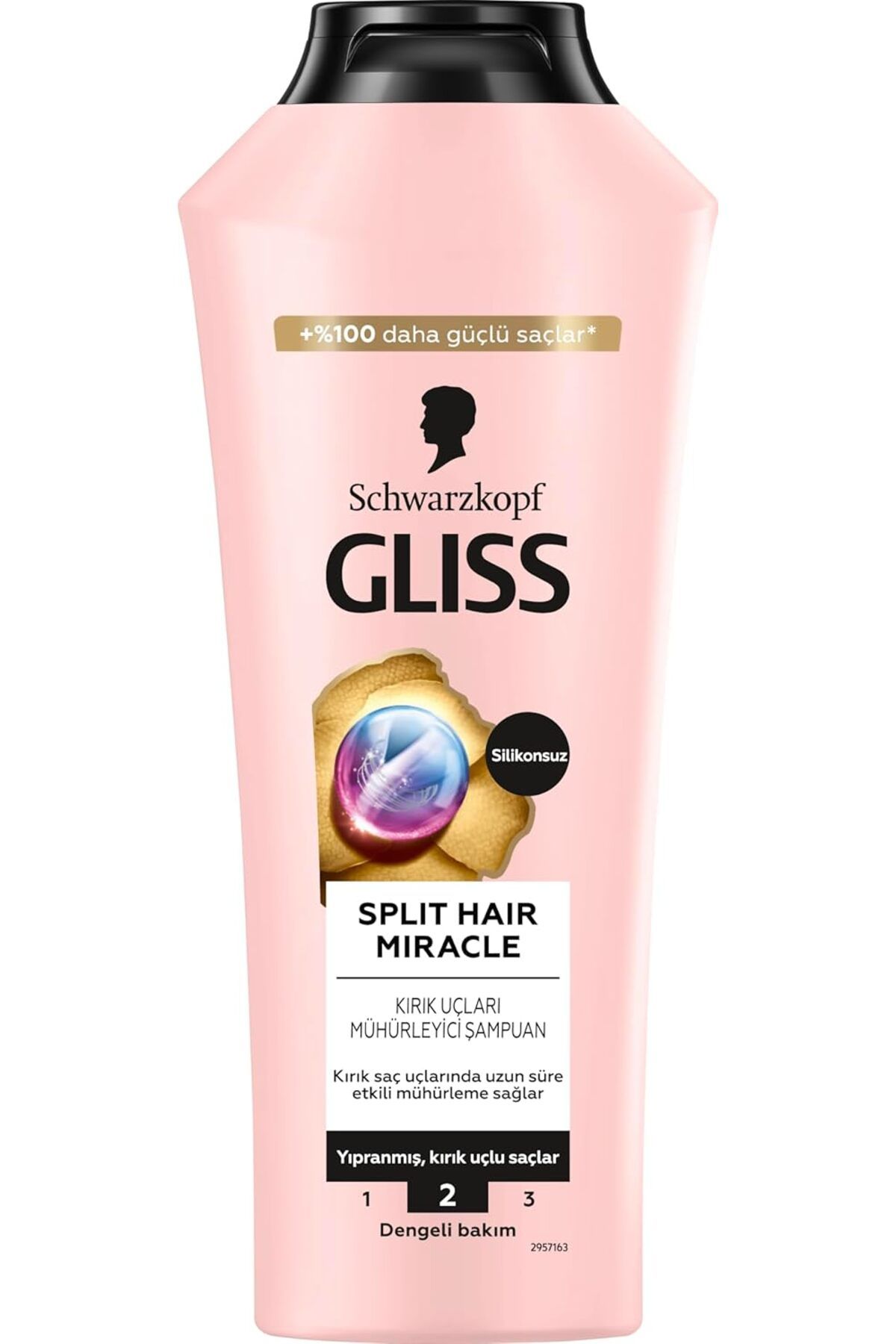 Glissa Gliss Split Hair Miracle Kırık Uçları Mühürleyen Şampuan 400ml