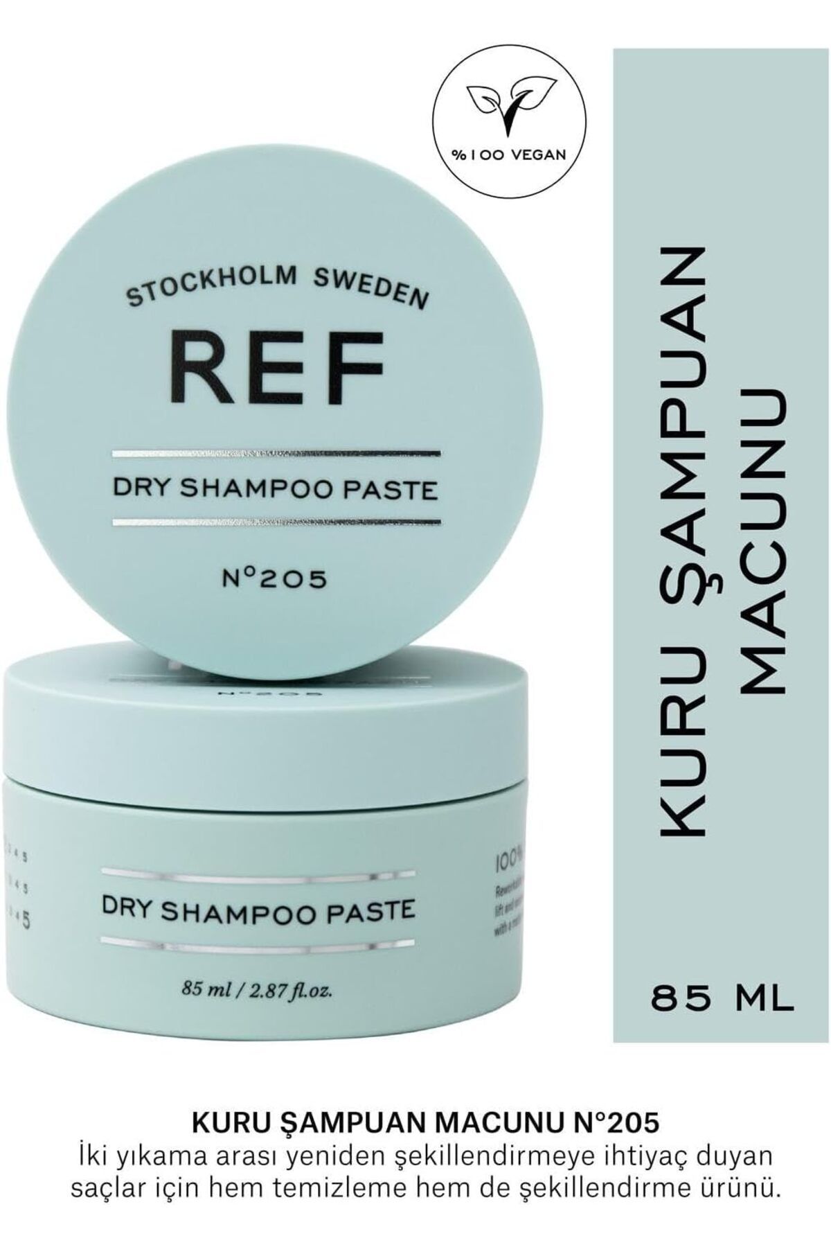 REF STOCKHOLM -Ref Dry Shampoo Paste 85 Ml Kuru Şampuan Macunu