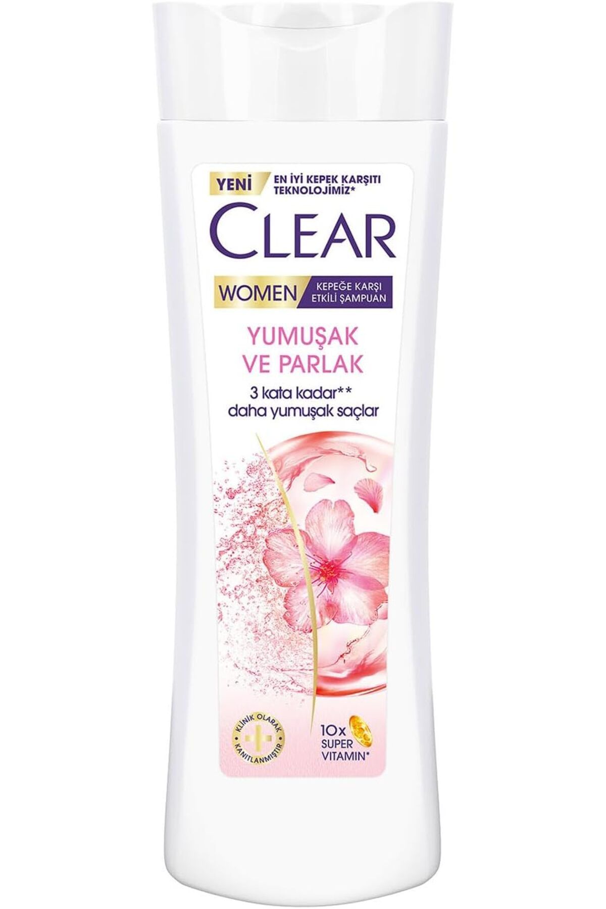 CLEARTEST Clear Women Kepeğe Karşı Etkili Şampuan Yumuşak ve Parlak 350 ml