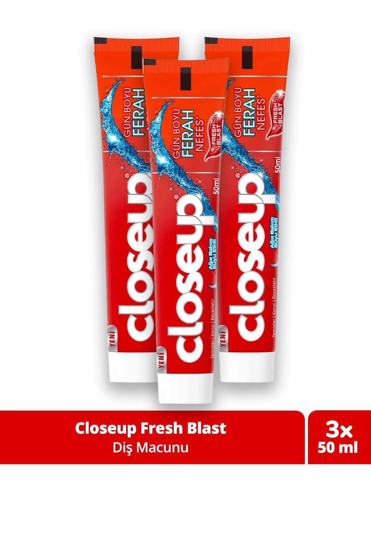 Seddar Collection Close Up Günboyu Ferah Nefes Fresh Blast 50 ml 3 Adet