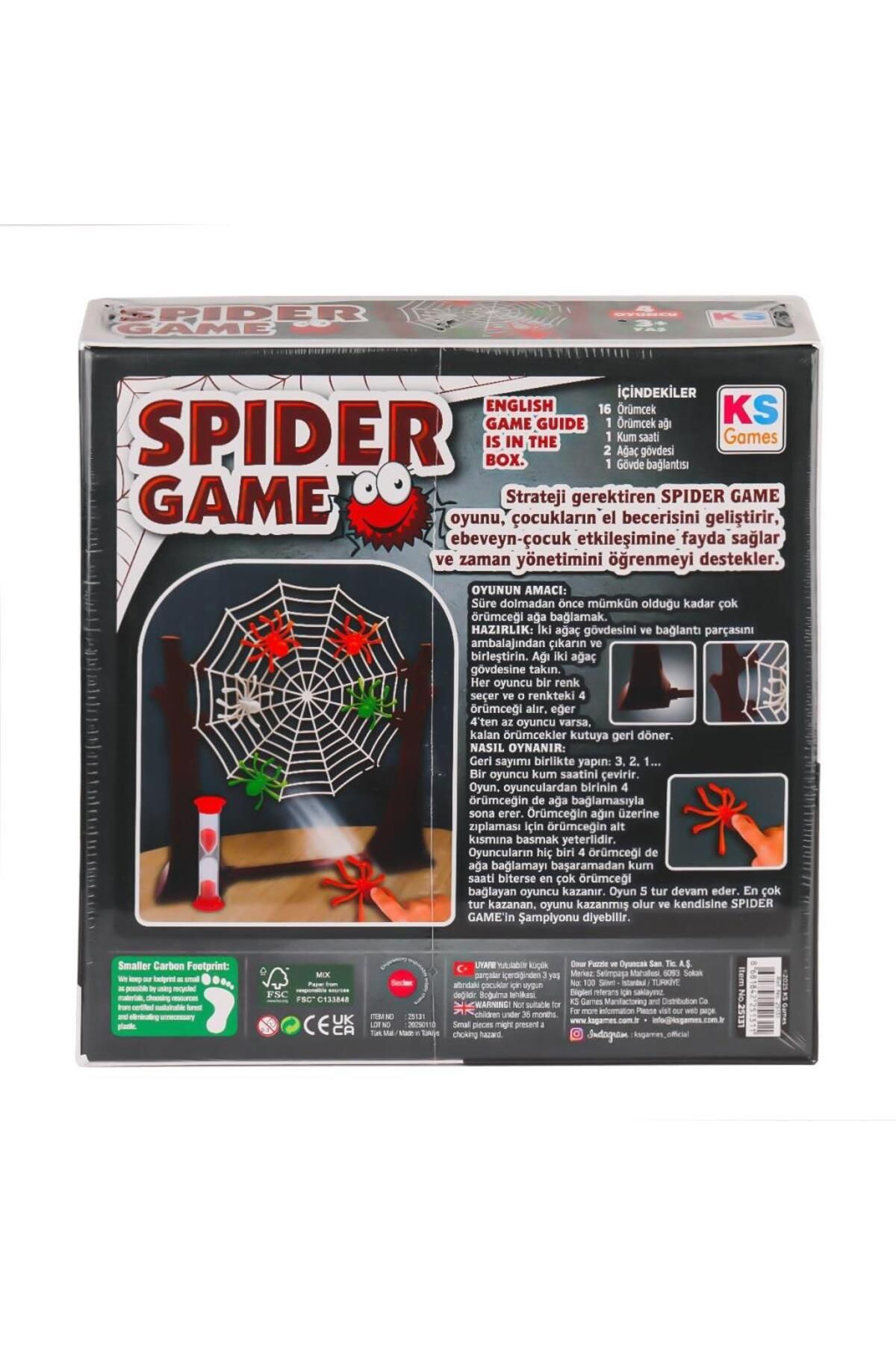 NW NessiWorld Nessiworld 25131 Spider Game TR-ENG -KS Games